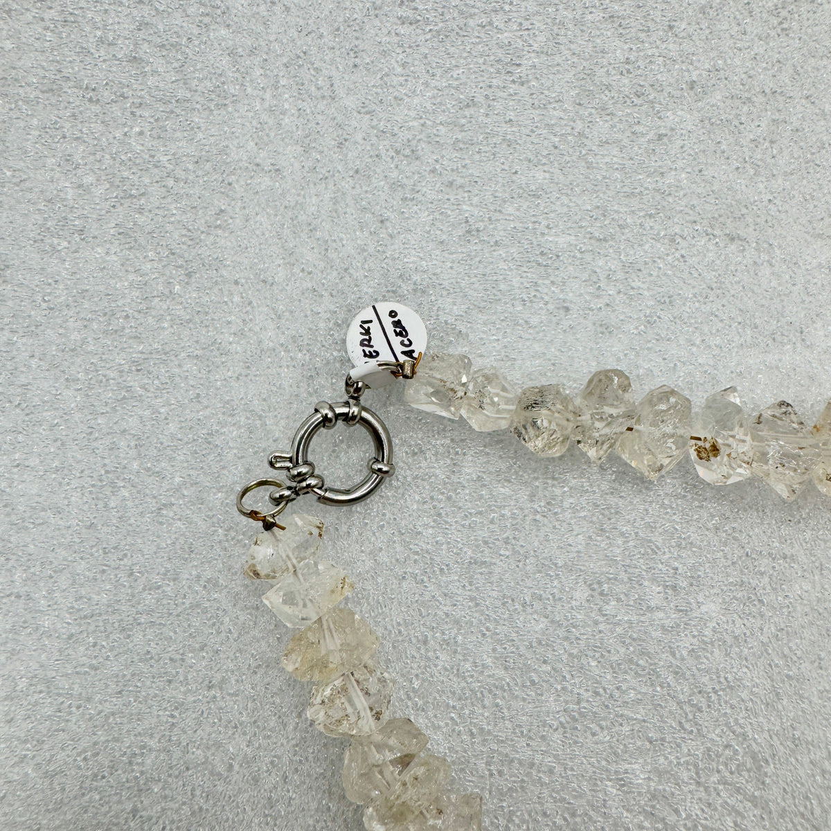Collar cuarzos diamante Herkimer Munay Minerales Mallorca