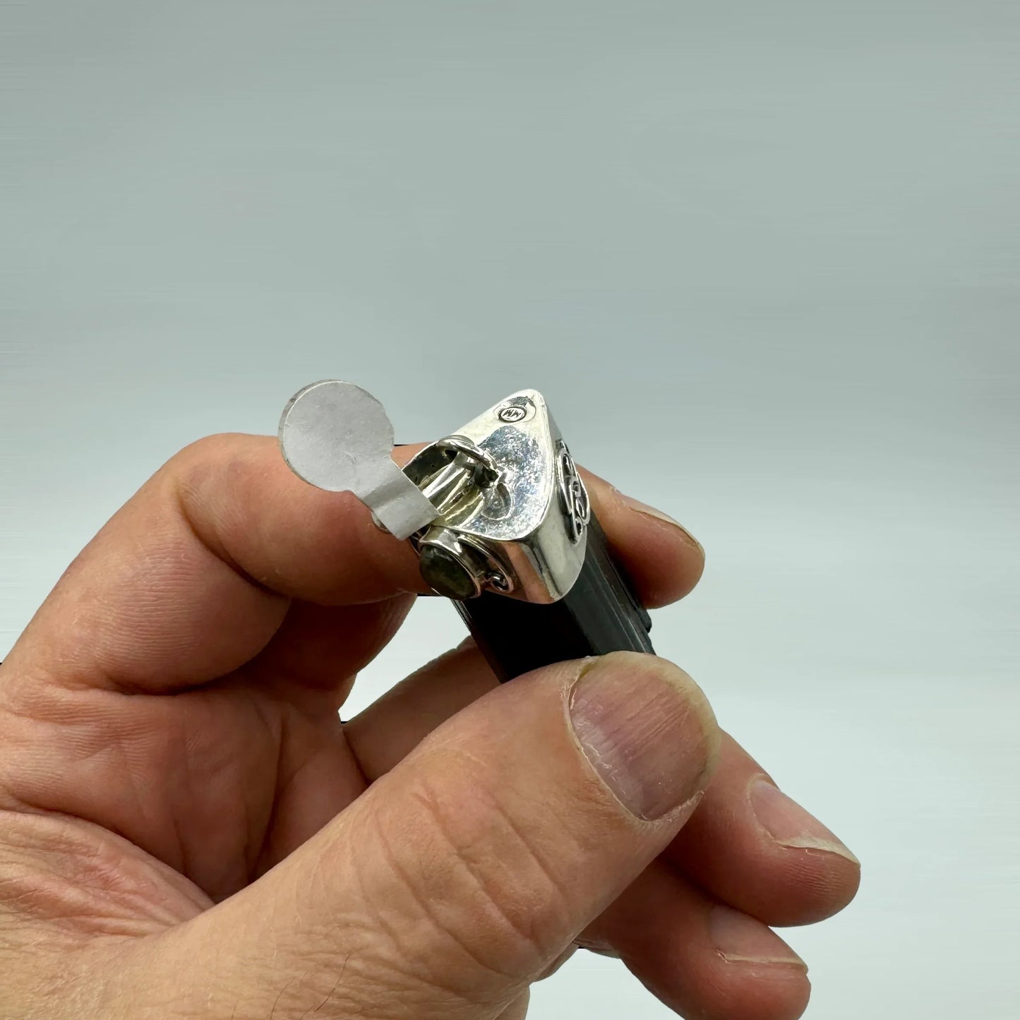 Turmalina negra colgante en plata de ley - MUNAY MINERALES MALLORCA