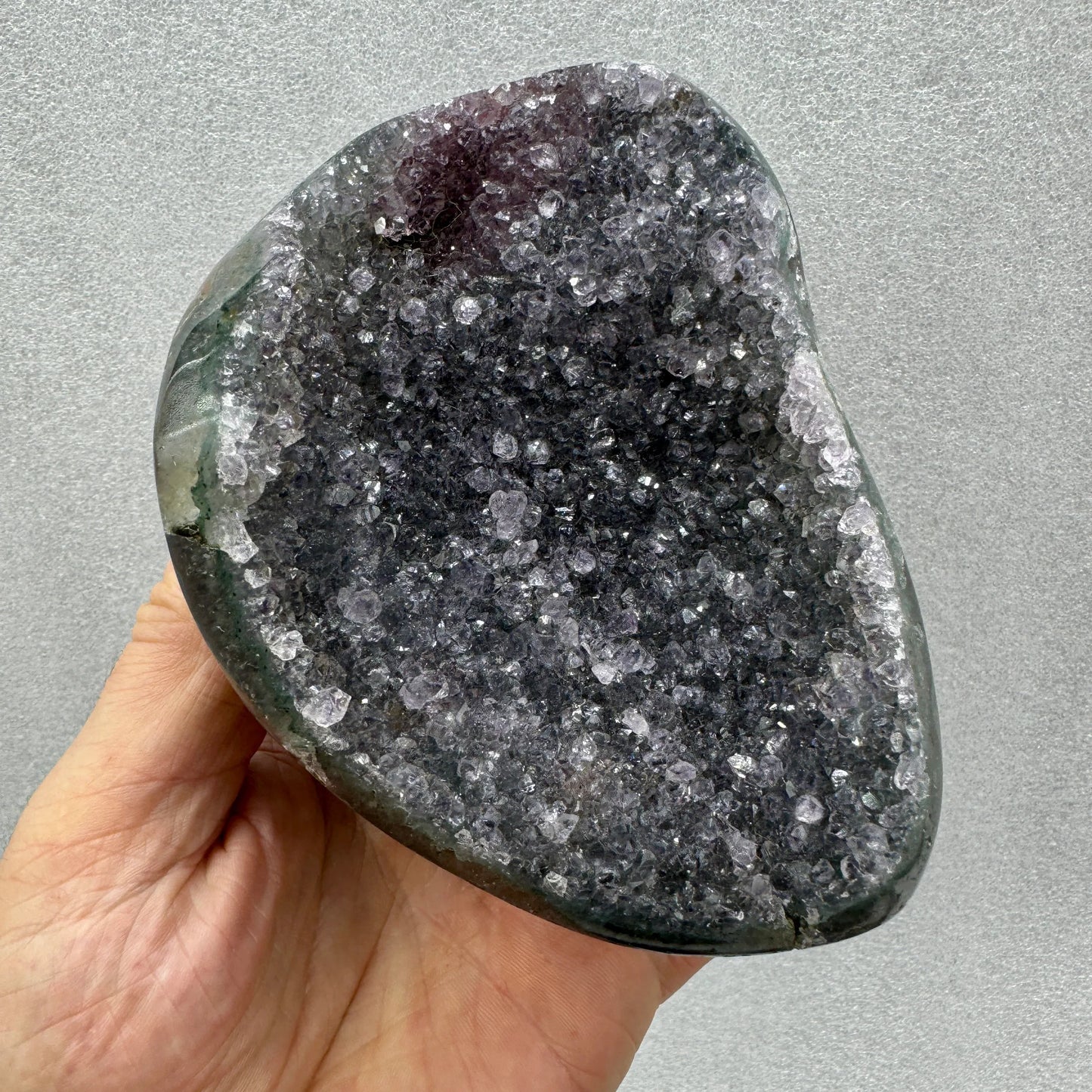 Drusa de amatista Amethyst cluster - Munay Minerales Palma de Mallorca Spain