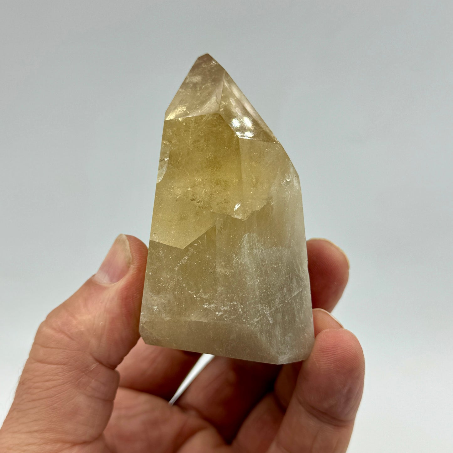 Natural polished citrine 245 g.