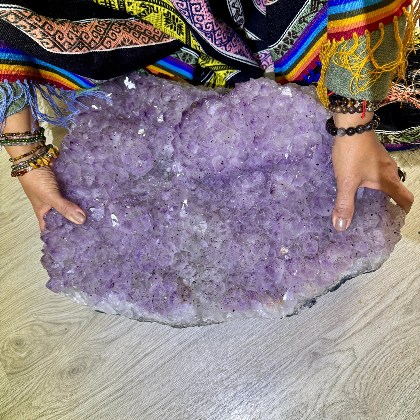 Amethyst druse, 29.5 kg. Munay Minerals, Mallorca