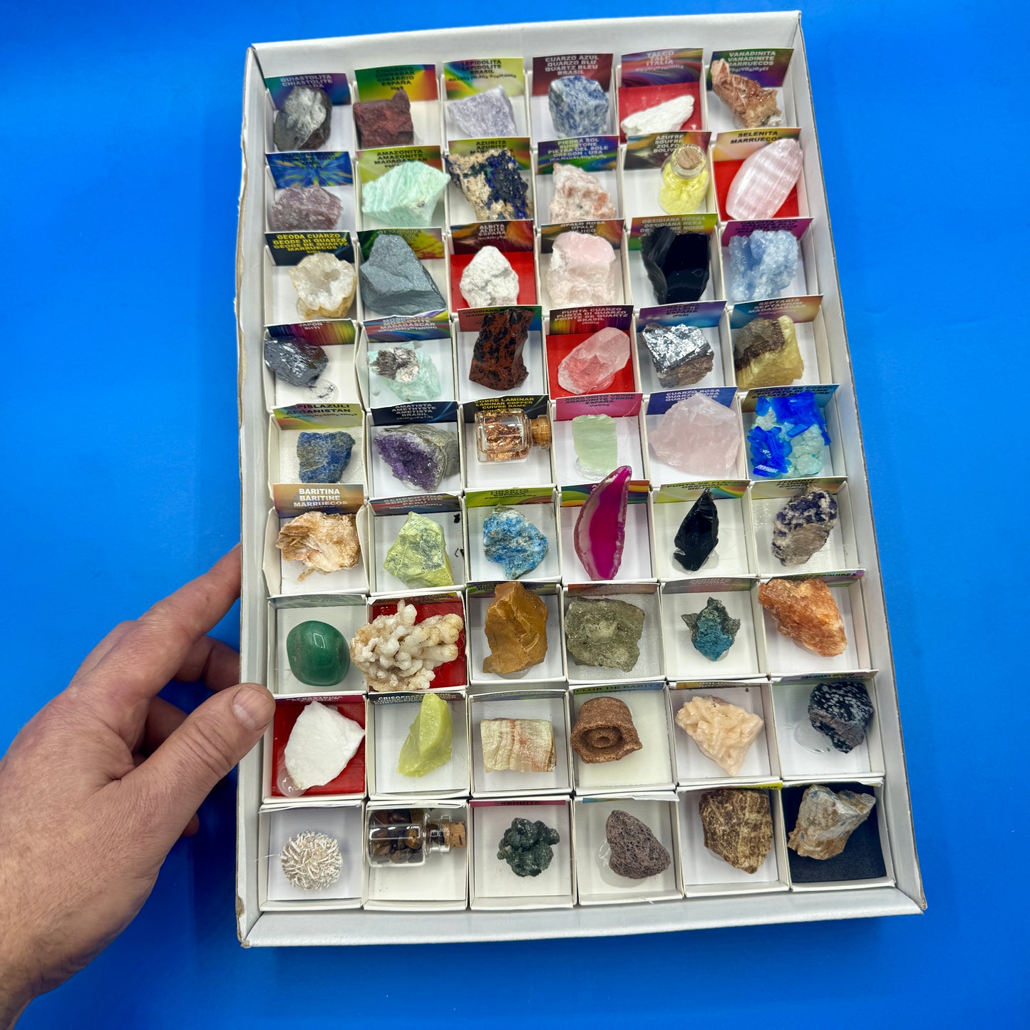 Colección 54 minerales Munay Minerales Mallorca