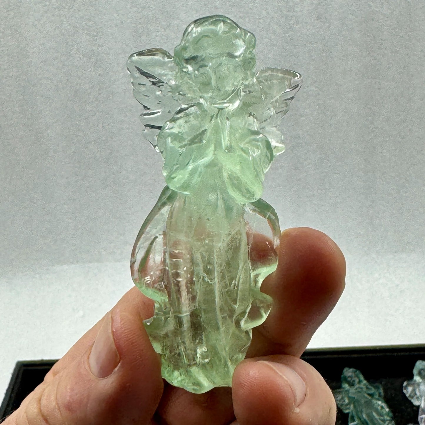 Ángel de fluorita 8 cm. calidad extra - MUNAY MINERALES MALLORCA