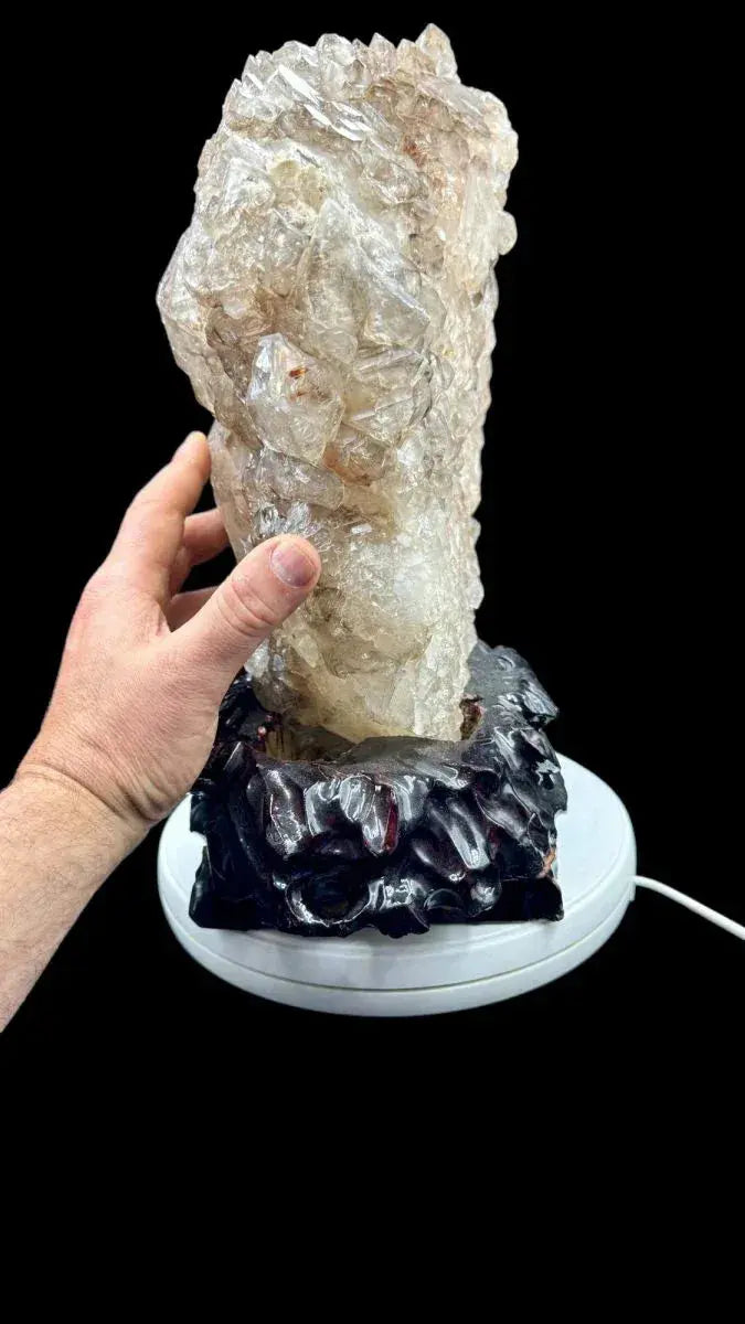 Cuarzo maestro elestial yacaré 13,5 kg. - MUNAY MINERALES MALLORCA