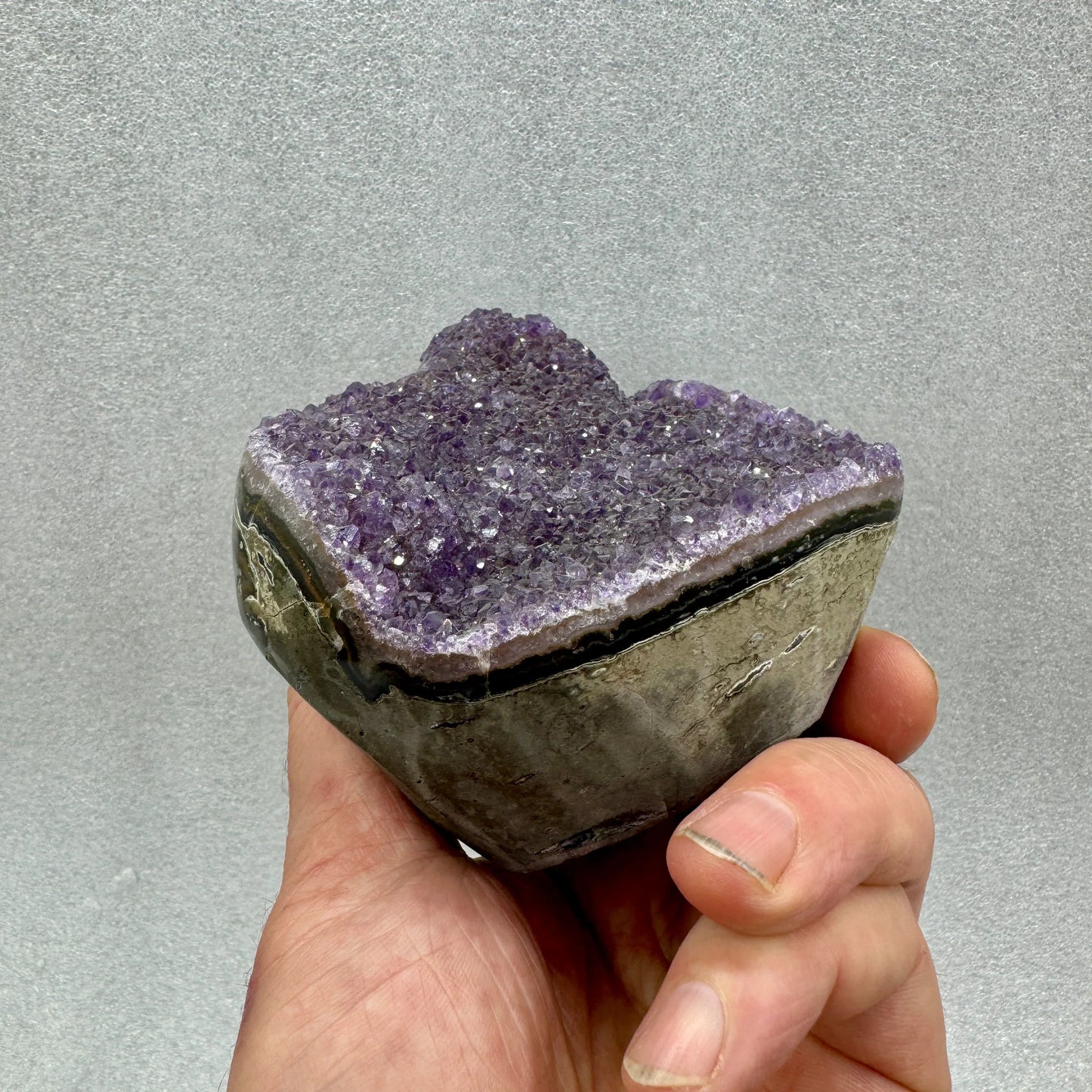 Drusa de amatista Amethyst cluster - Munay Minerales Palma de Mallorca Spain