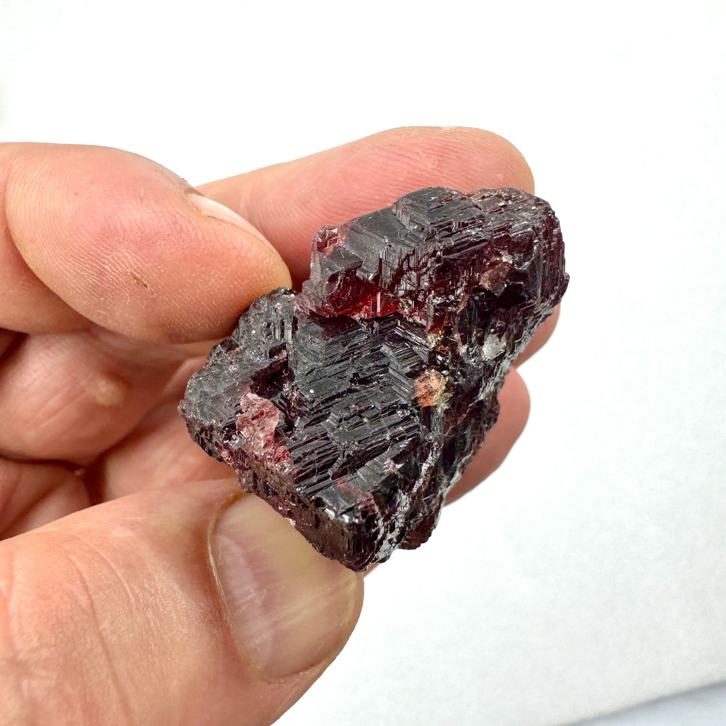 Granate espesartina mina Navegadora Brasil - MUNAY MINERALES MALLORCA