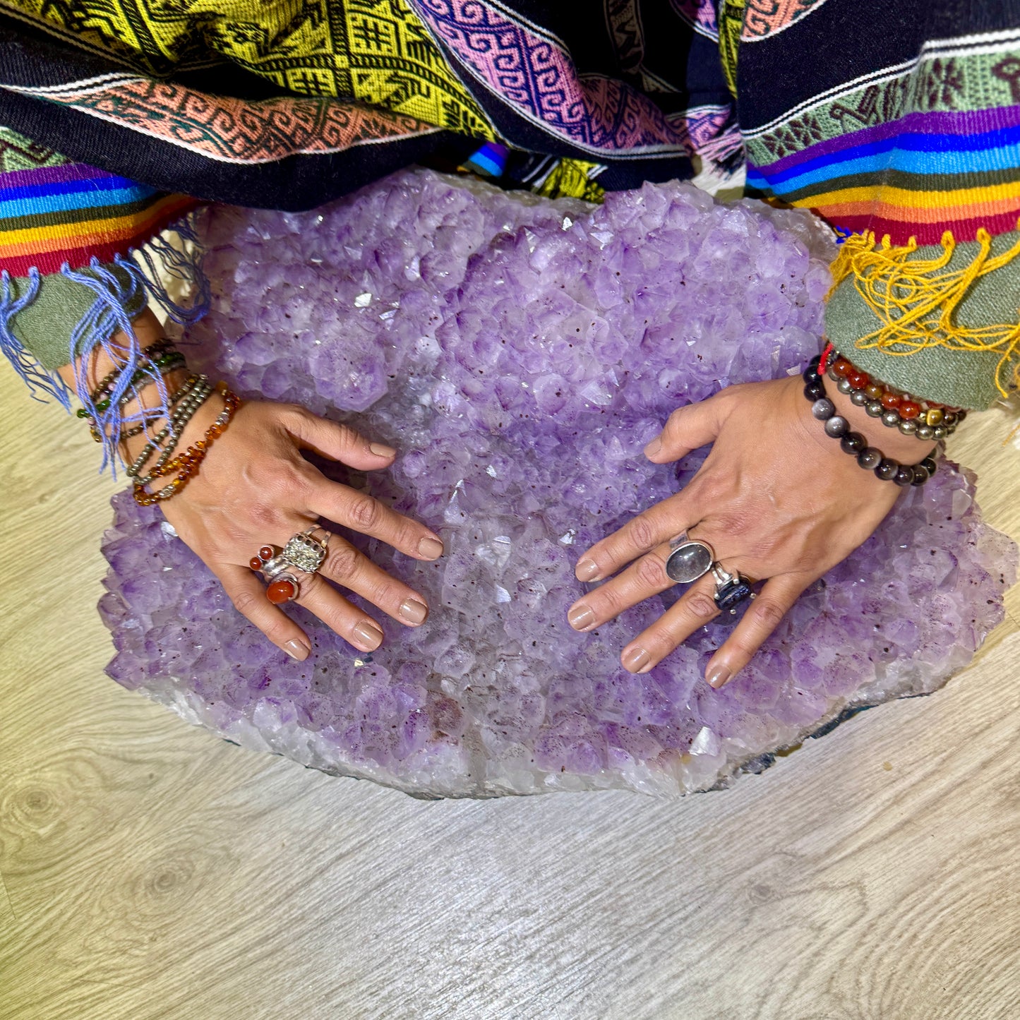 Amethyst druse, 29.5 kg. Munay Minerals, Mallorca
