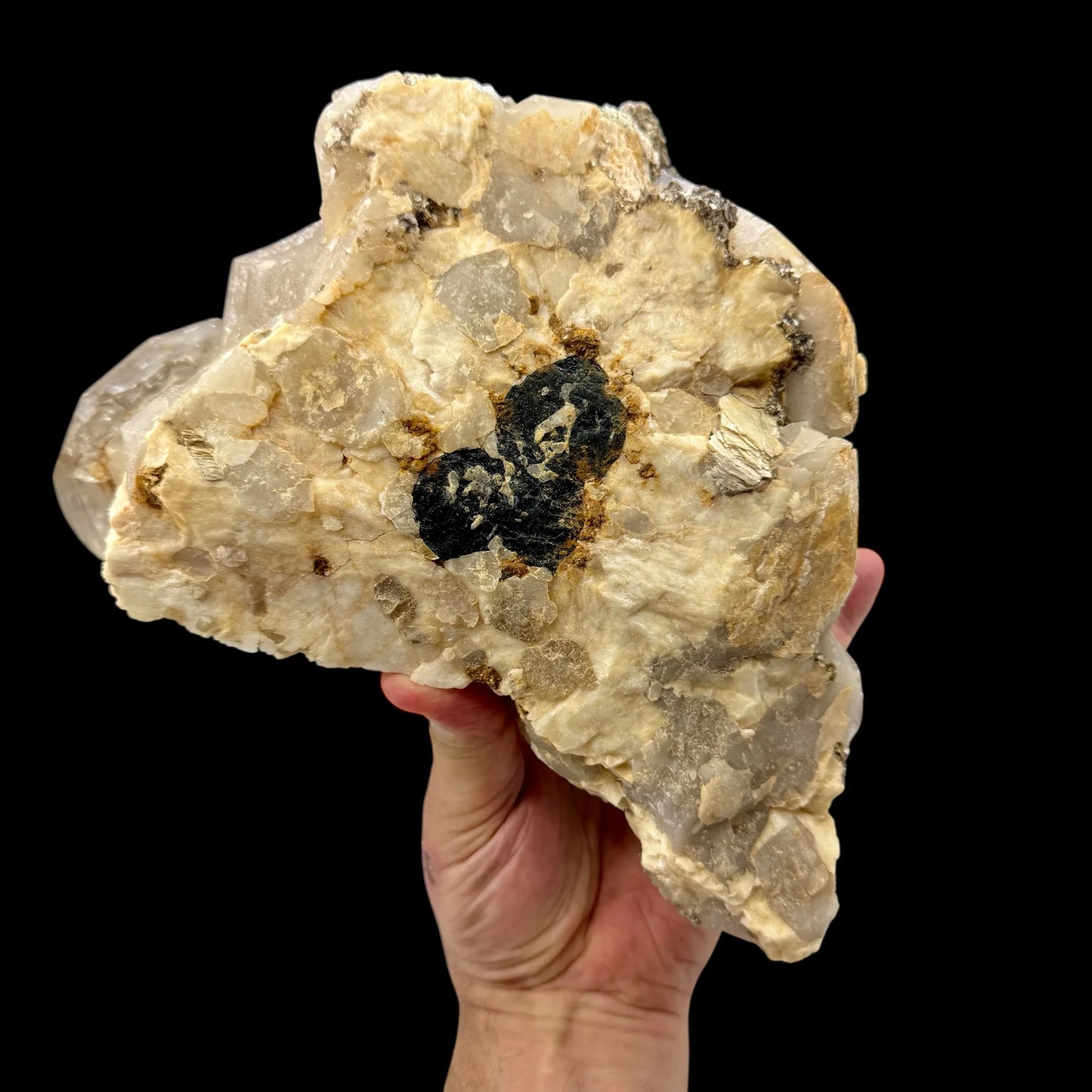 Citrino elestial cluster Citrine natural 4,8 kg. con turmalina negra - MUNAY MINERALES MALLORCA