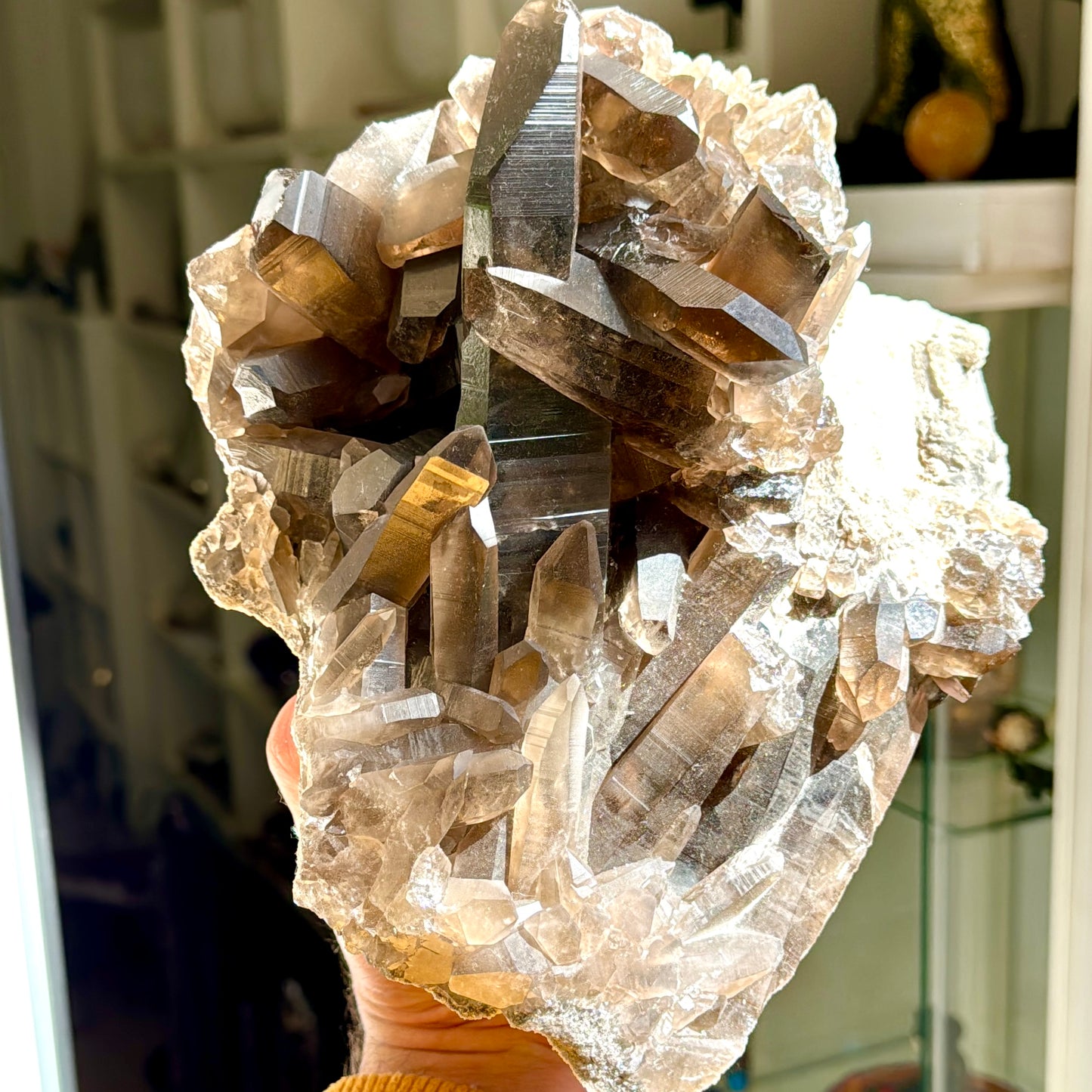 Lemurian Smoky Master Quartz Cluster