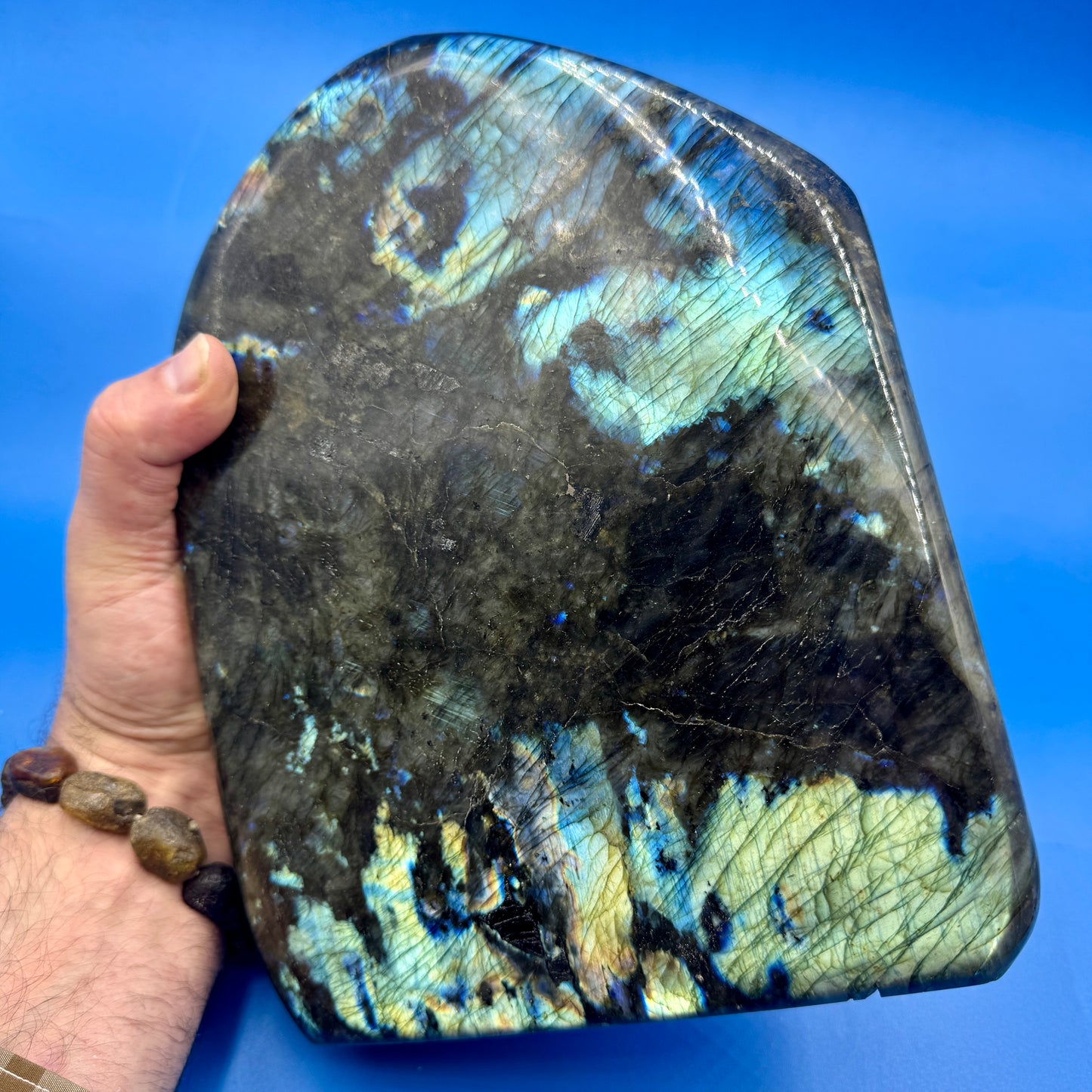 Polished labradorite 6.3 kg. Munay Minerals Mallorca