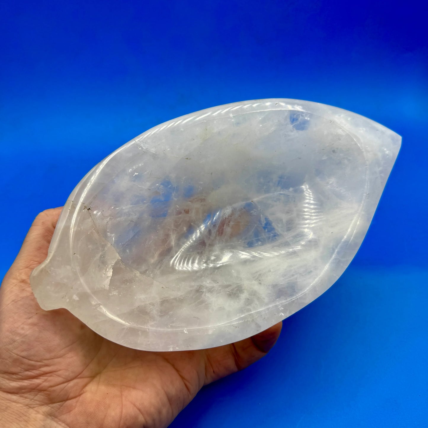 Cuenco de cuarzo 1,4 kg. Munay Minerales Mallorca - MUNAY MINERALES MALLORCA