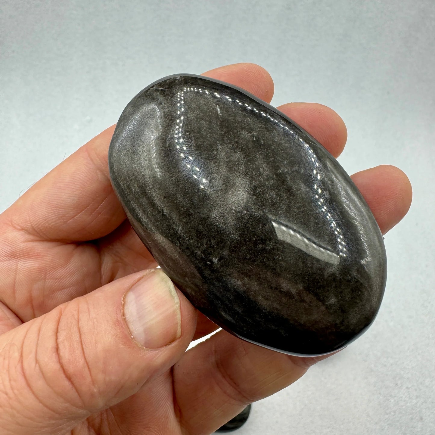 Obsidiana plateada ref. 5 - MUNAY MINERALES MALLORCA