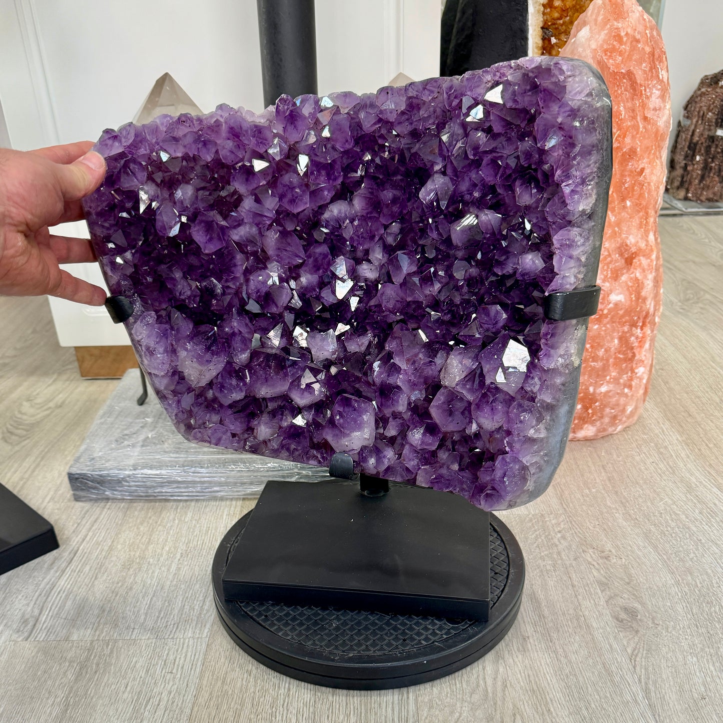 Extra quality amethyst druse 20 kg.