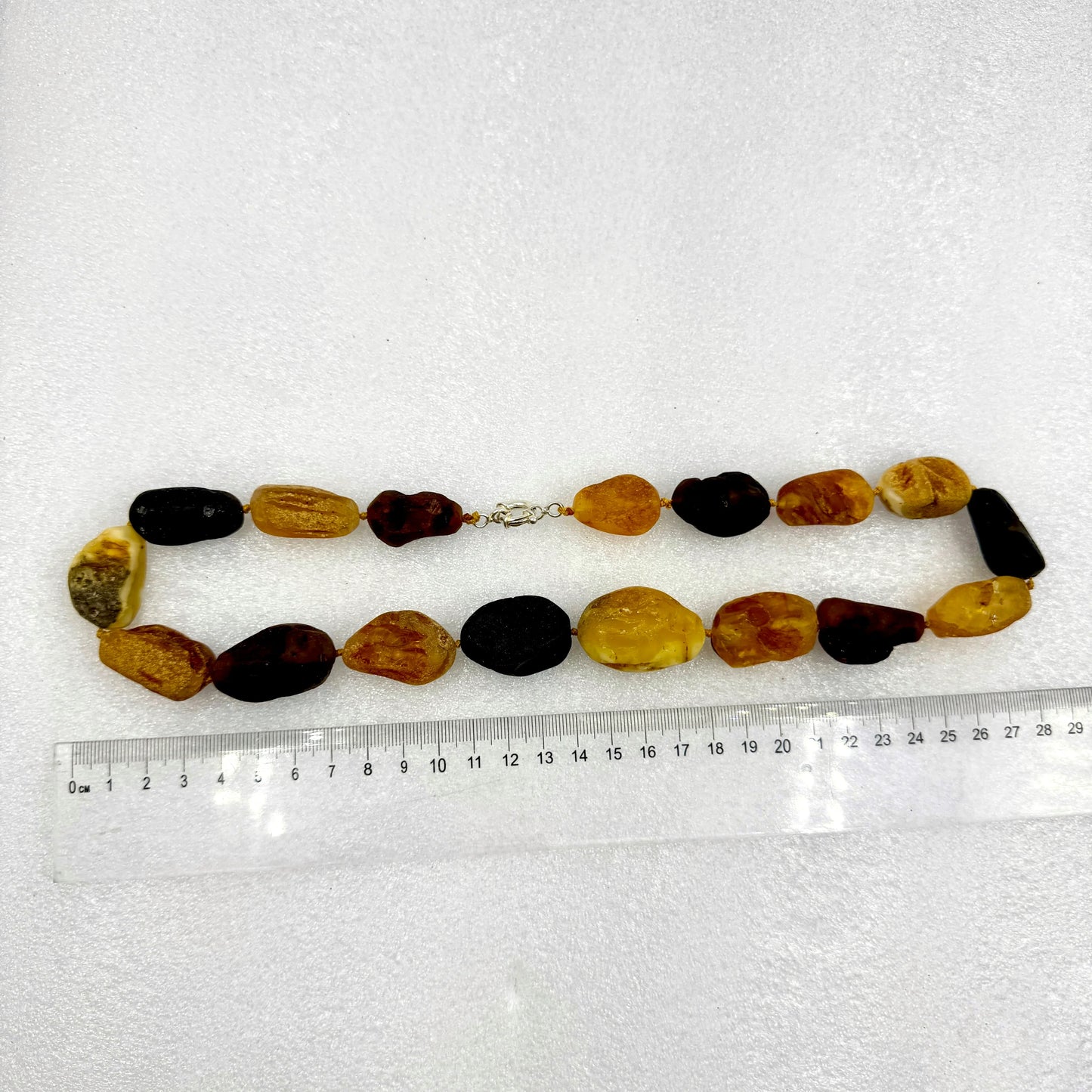 Ámbar báltico collar con cierre de plata de ley - MUNAY MINERALES MALLORCA