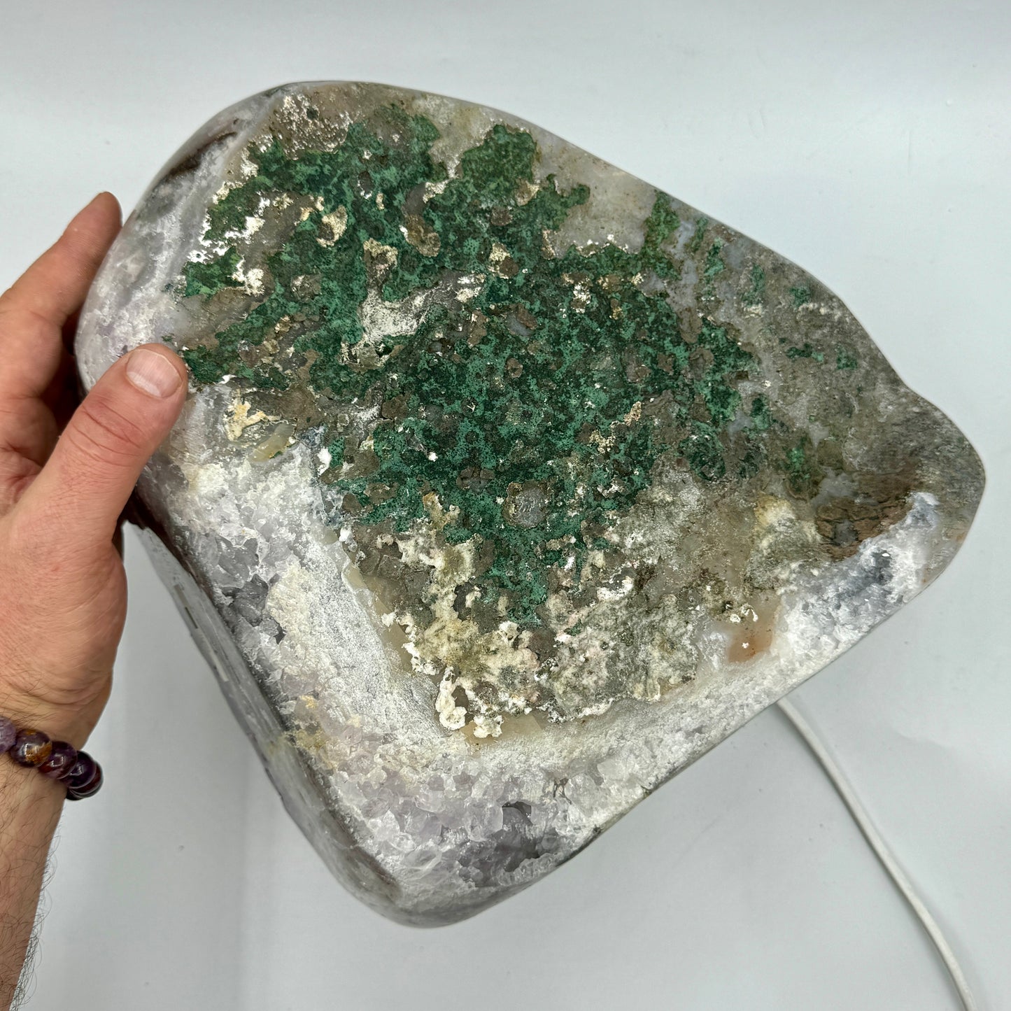 Amethyst druse, 14 kg. Munay Minerals, Mallorca