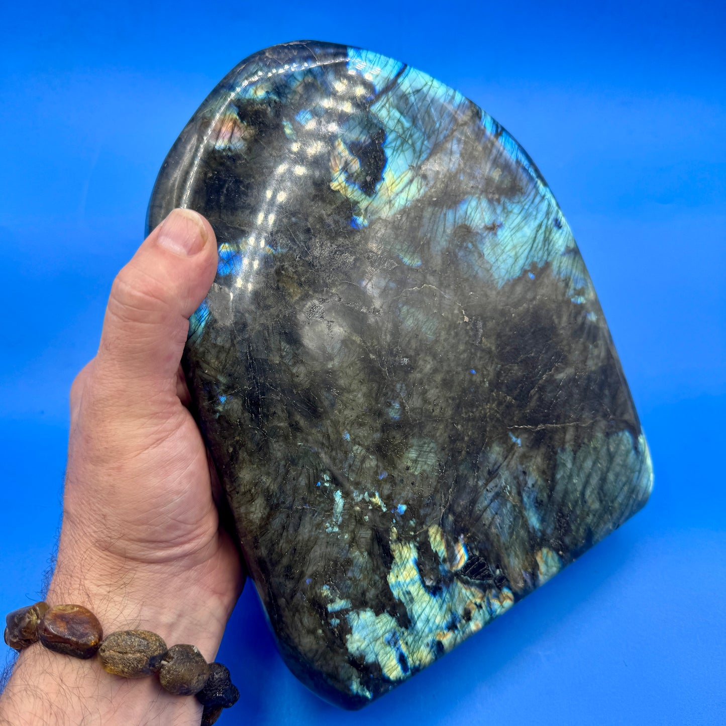 Polished labradorite 6.3 kg. Munay Minerals Mallorca