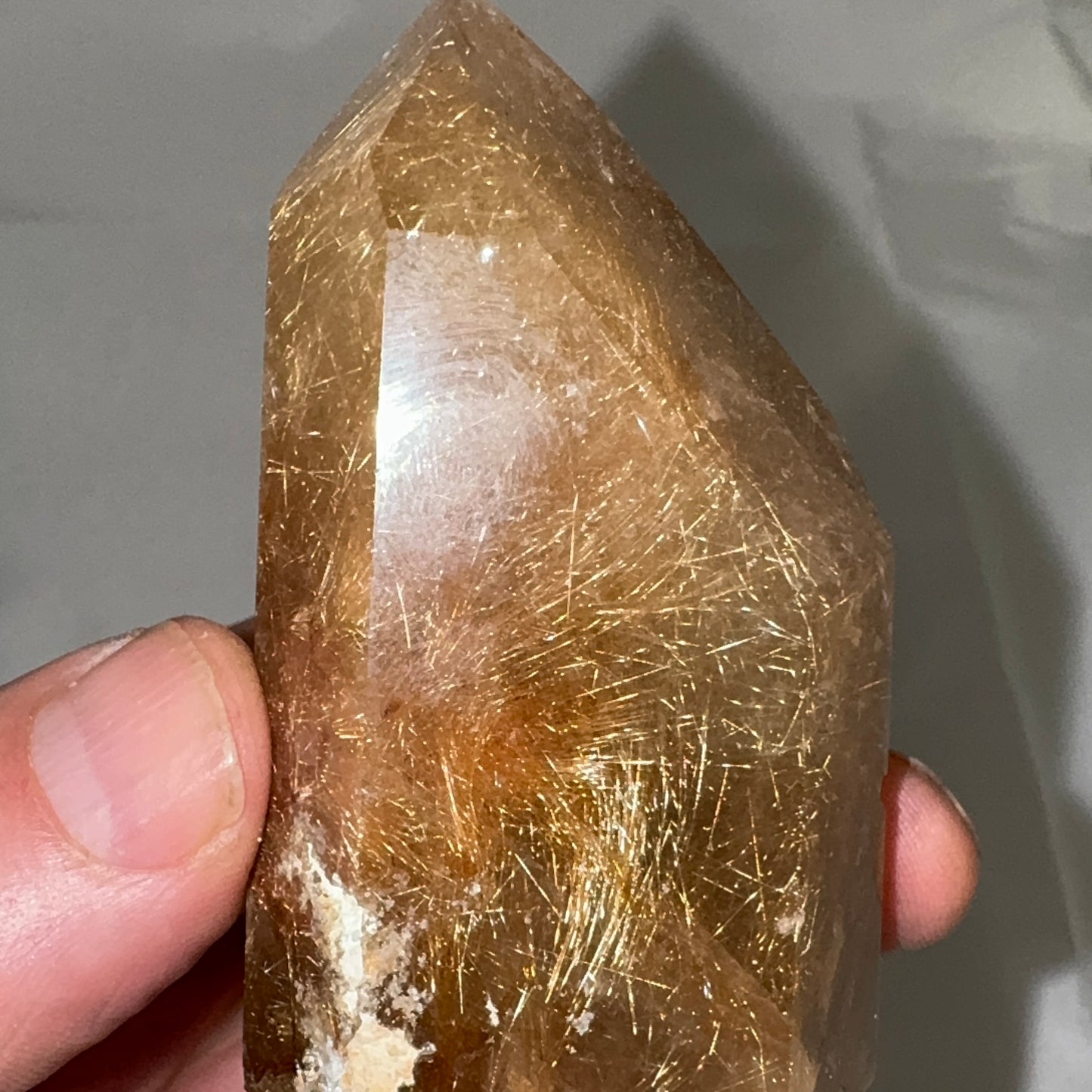 Quartz with rutile Munay Minerals Mallorca
