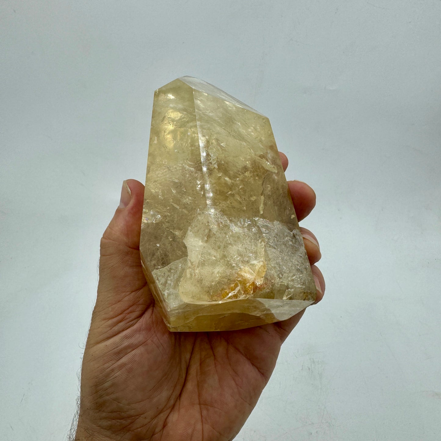 Polished natural citrine 1 kg. Munay Minerals Mallorca