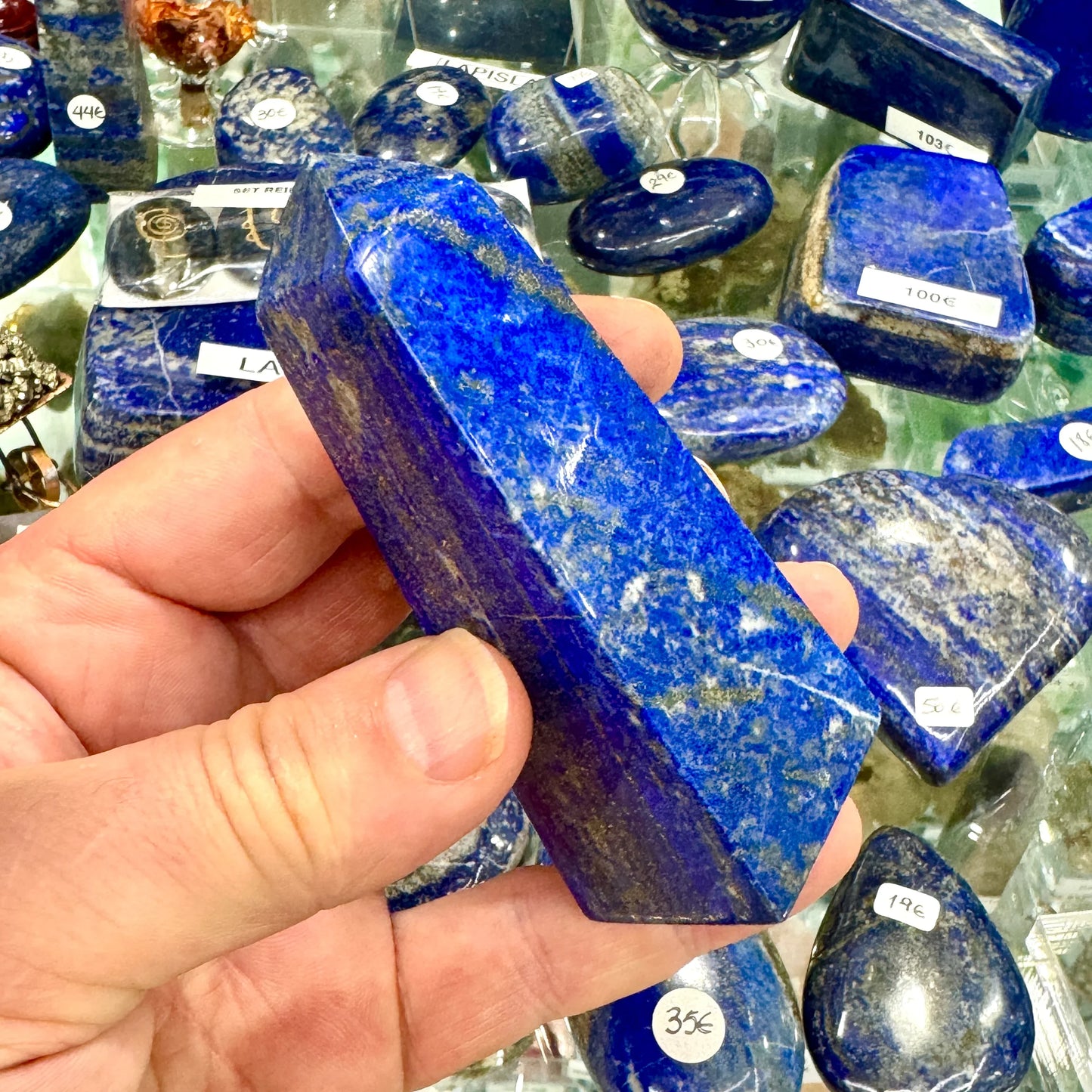 Lapislázuli obelisco Munay Minerales Mallorca - MUNAY MINERALES MALLORCA