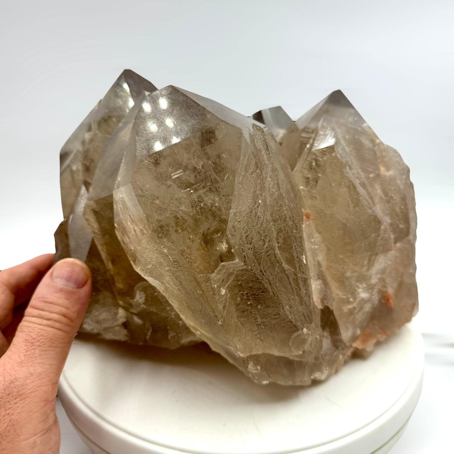 Smoky quartz group 8.4 kg.