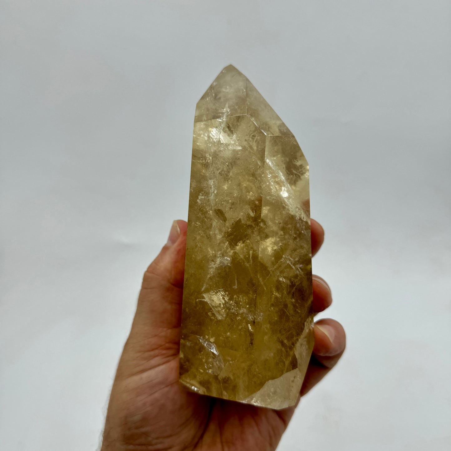 Polished natural citrine 1 kg. Munay Minerals Mallorca
