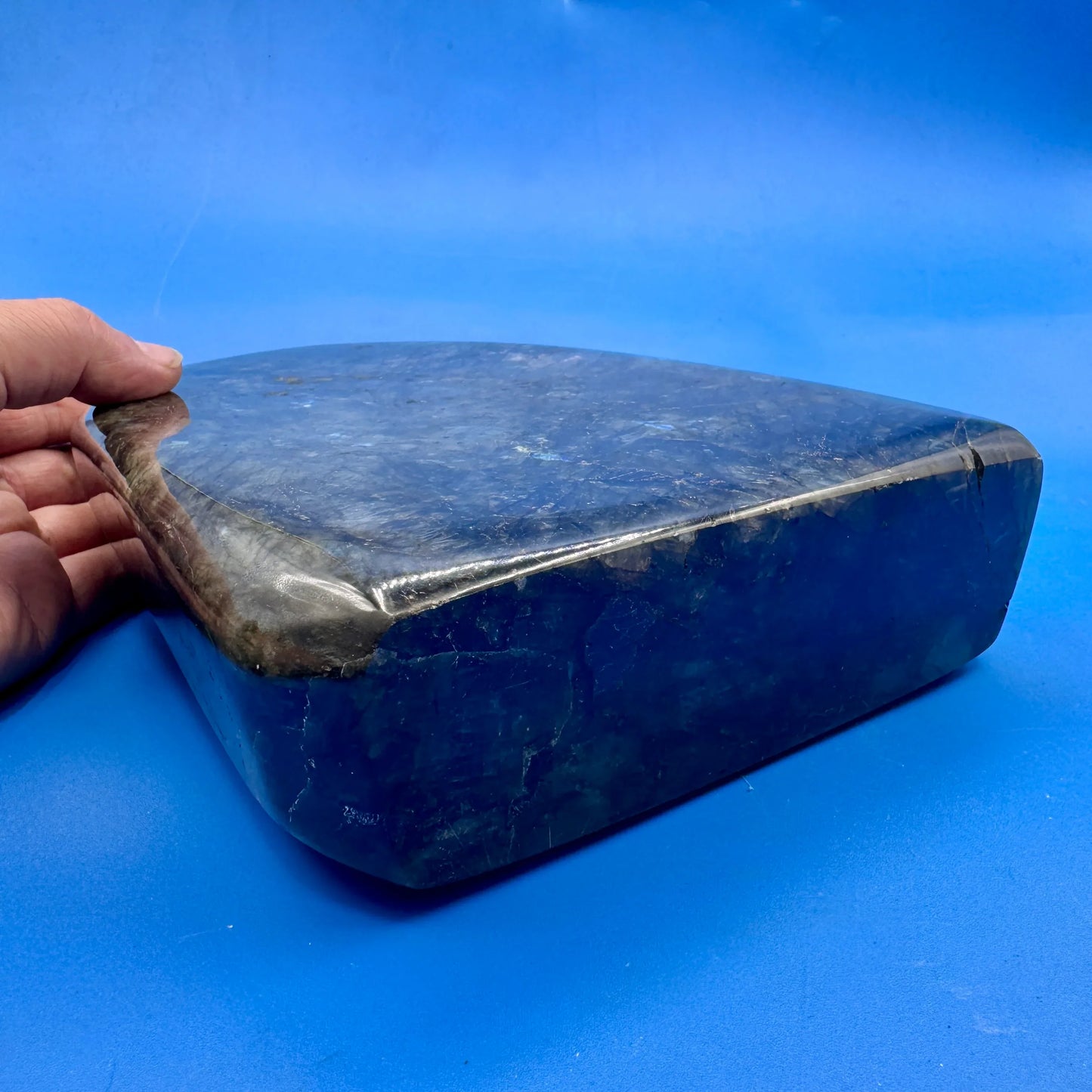 Labradorita pulida 6,3 kg. Munay Minerales Mallorca - MUNAY MINERALES MALLORCA