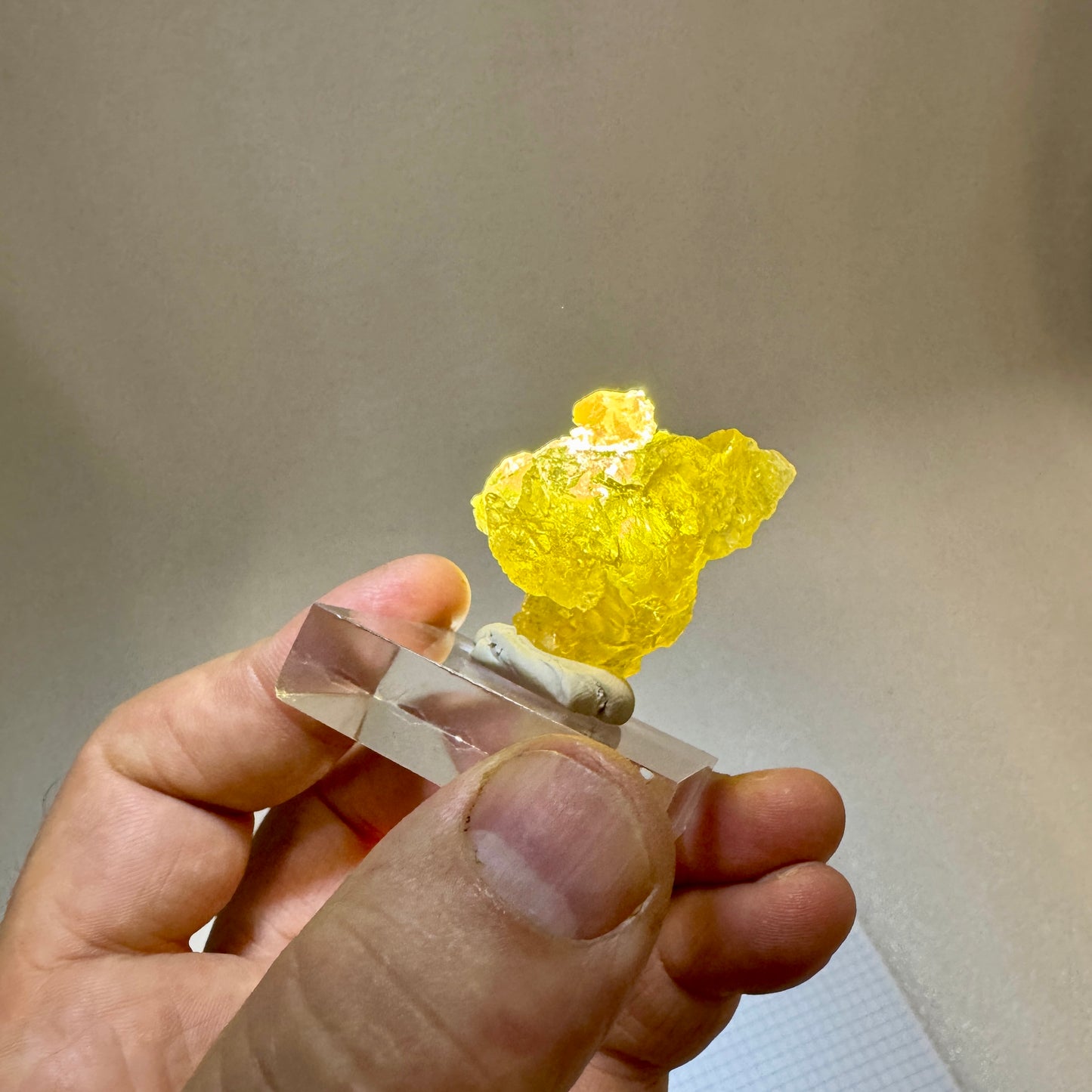 Berilo var. Heliodoro amarillo