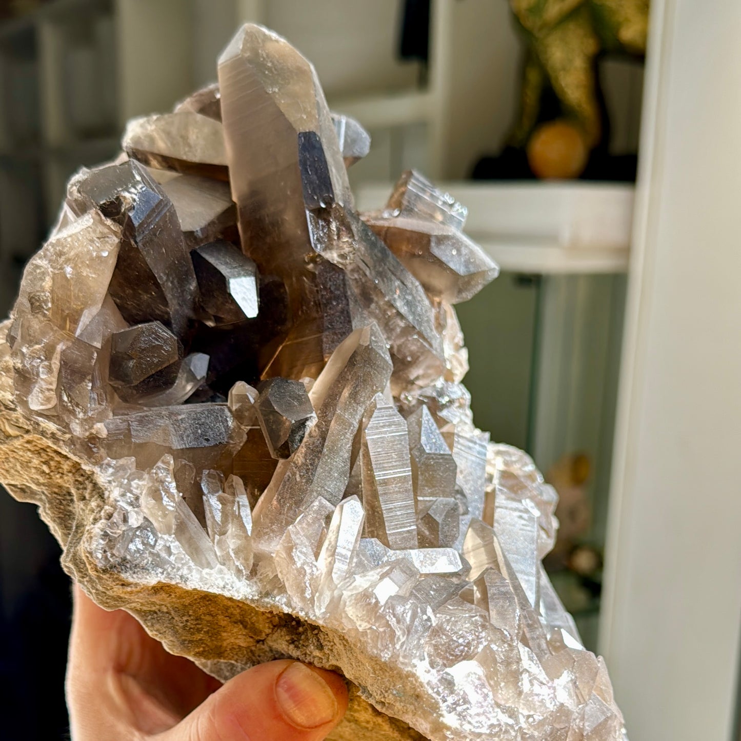 Lemurian Smoky Master Quartz Cluster