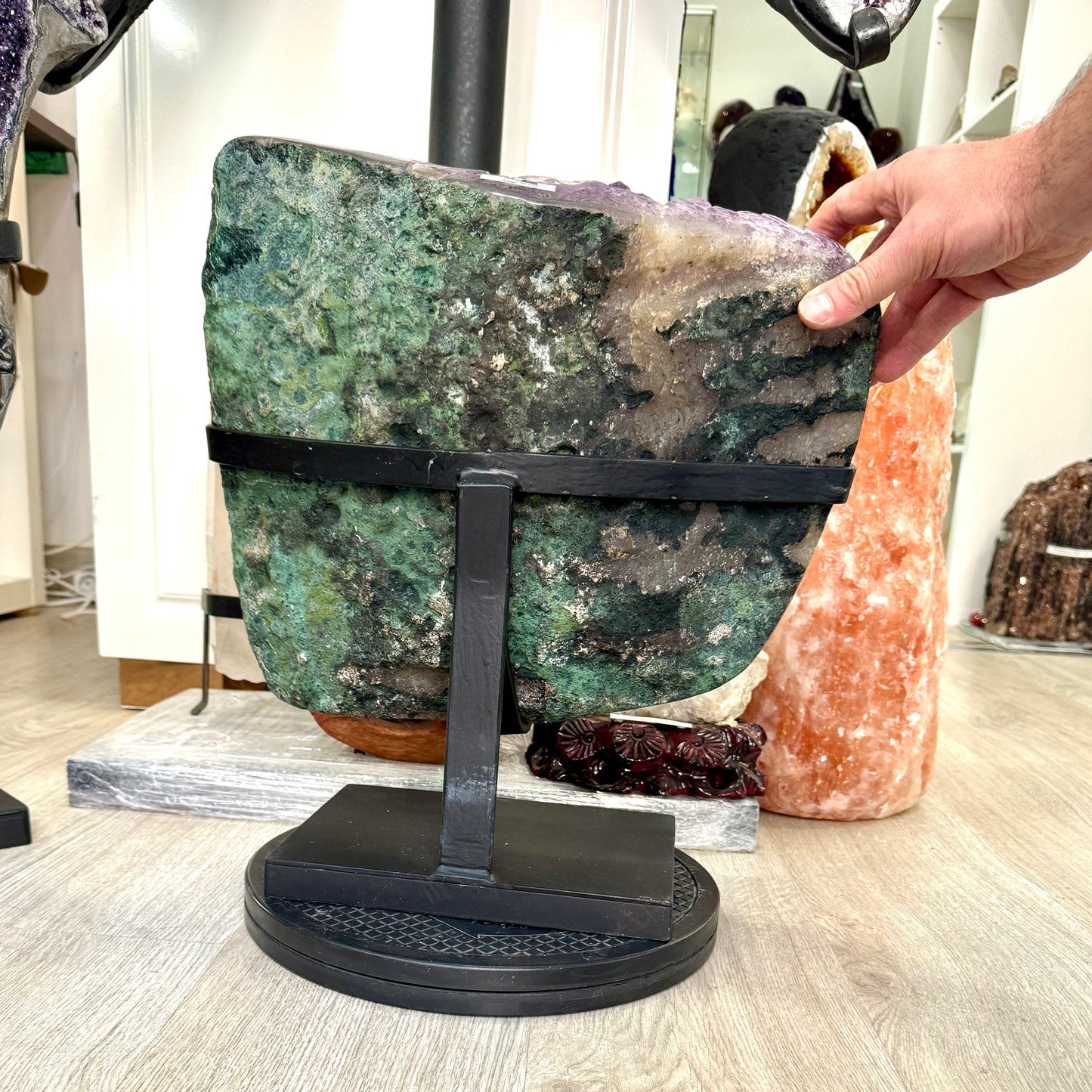 Extra quality amethyst druse 20 kg.