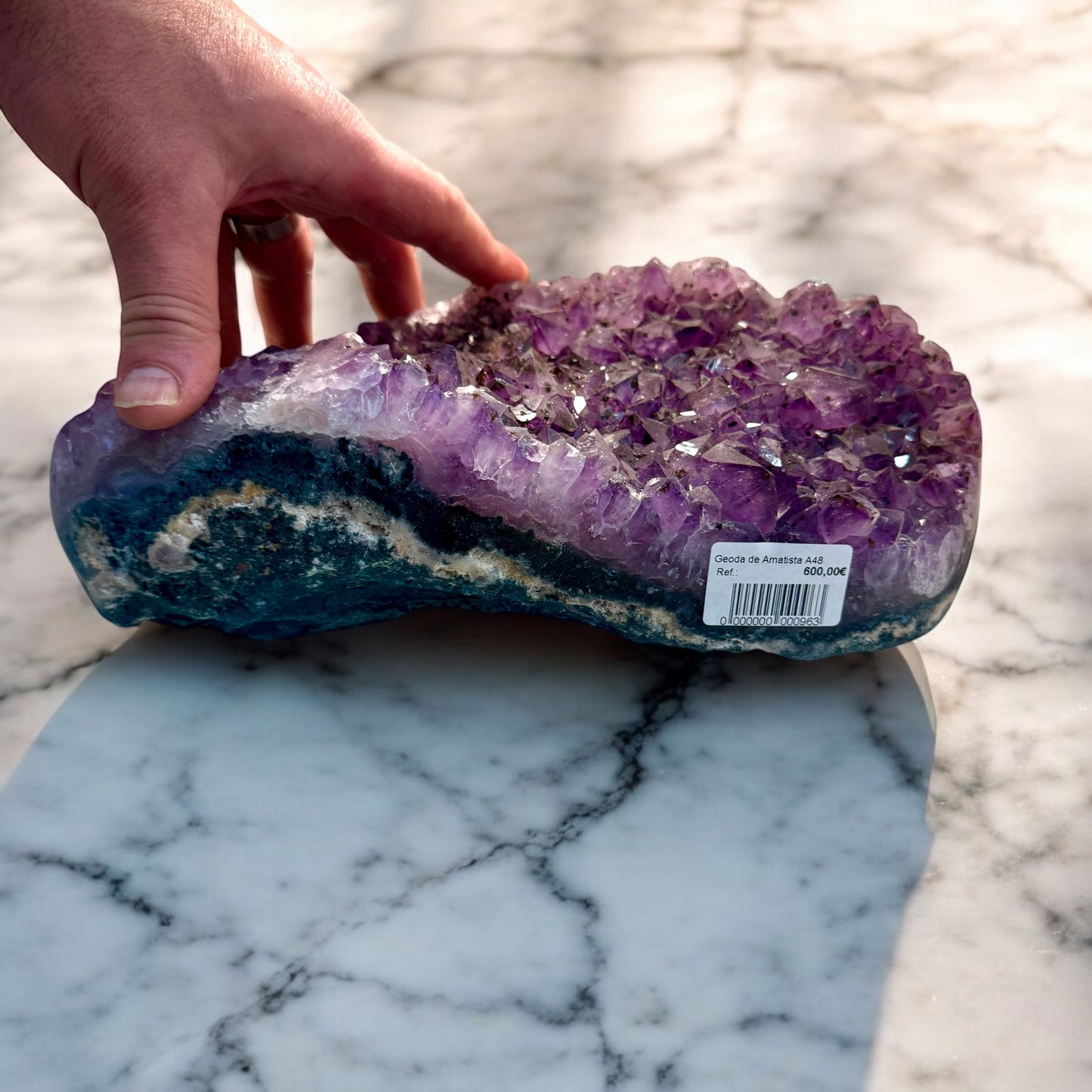 Amethyst druse 6.6 kg.
