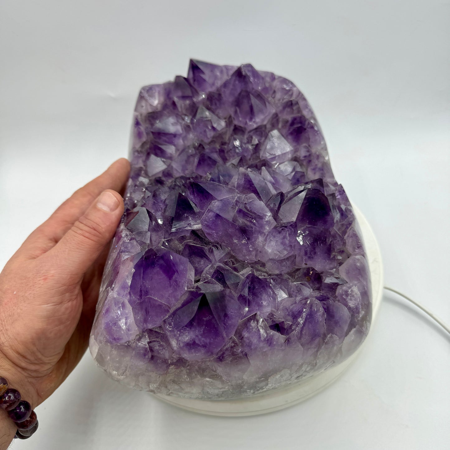 Amethyst druse, 8.4 kg. Munay Minerals, Mallorca