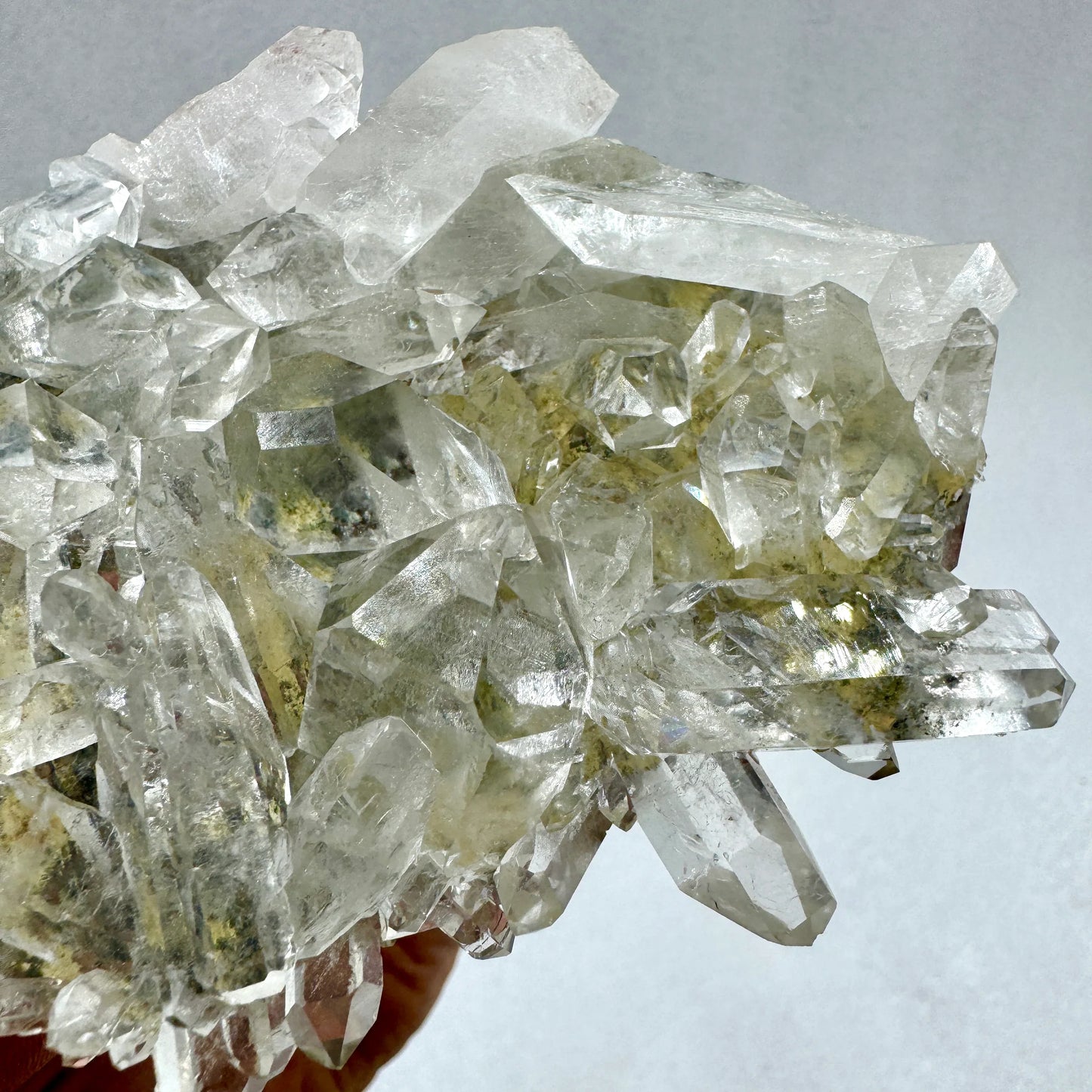 Cuarzo grupo cristalino ambas caras - MUNAY MINERALES MALLORCA