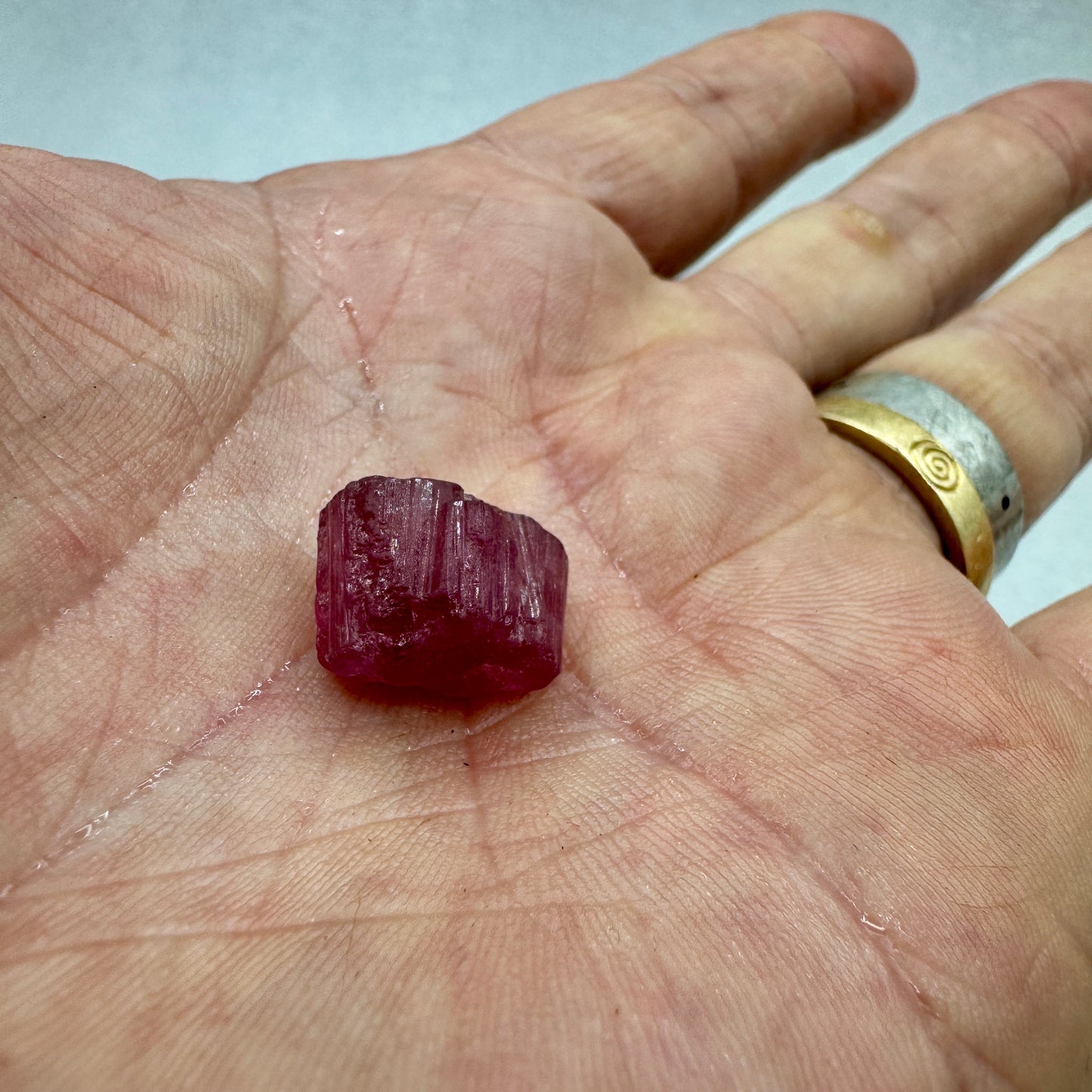 Turmalina rubelita rosa