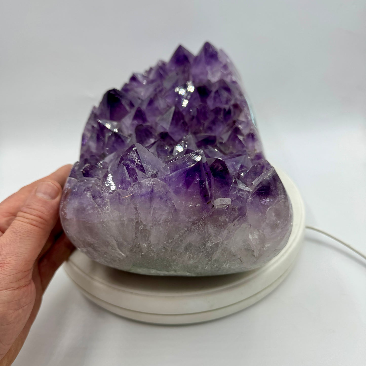 Amethyst druse, 8.4 kg. Munay Minerals, Mallorca