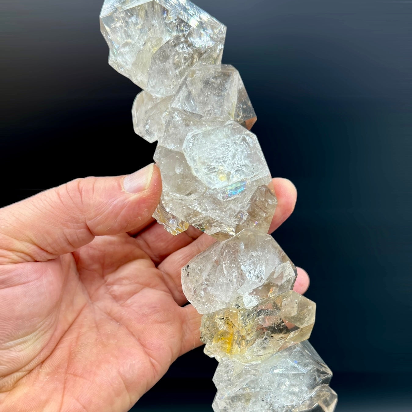 Herkimer diamond quartz twin