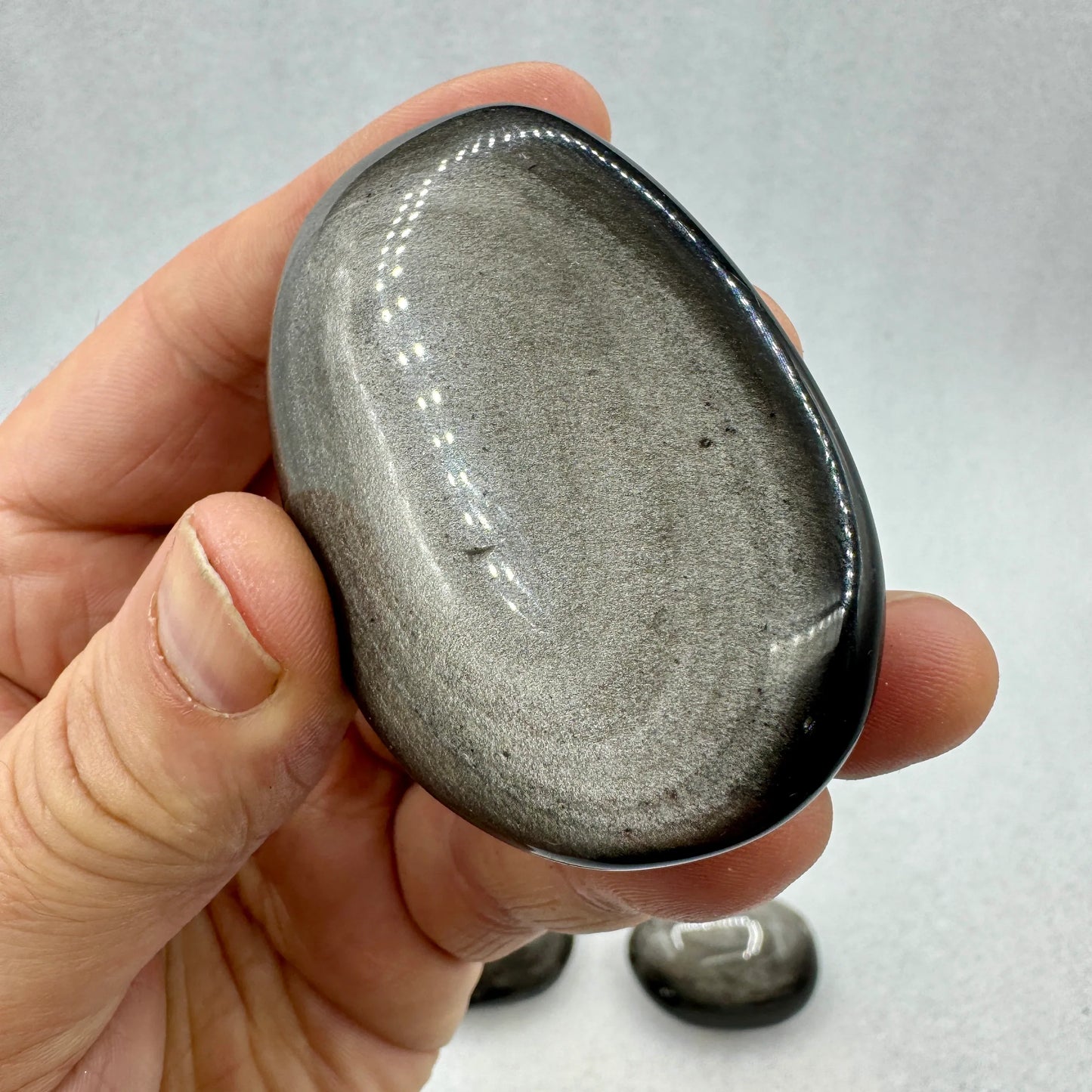 Obsidiana plateada ref. 1 - MUNAY MINERALES MALLORCA