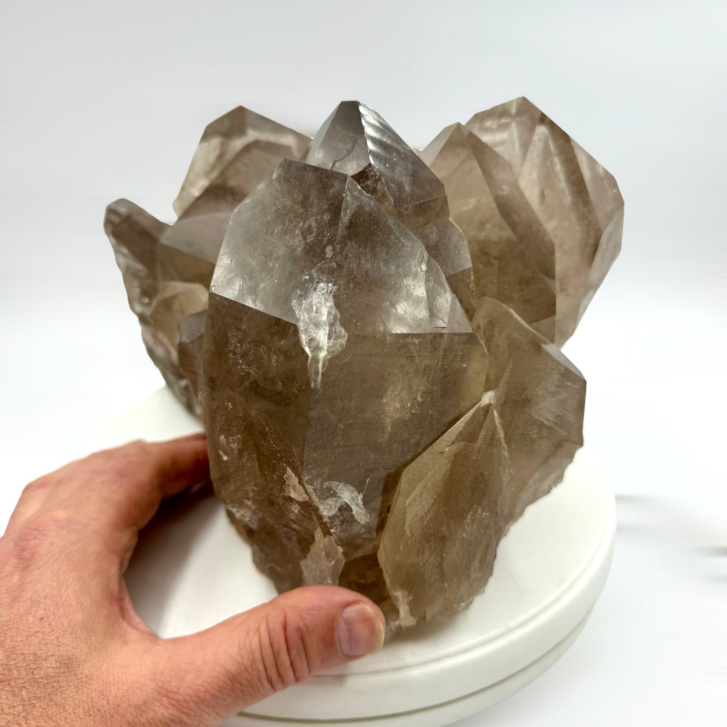 Smoky quartz group 8.4 kg.