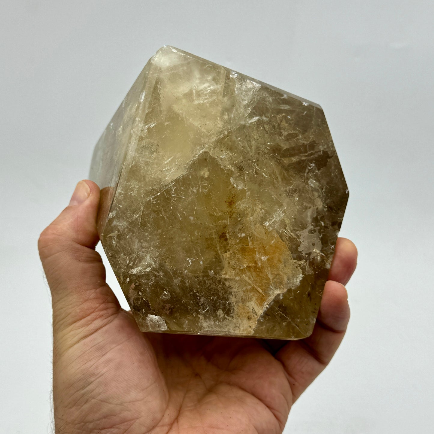 Polished natural citrine 1.9 kg. Munay Minerals Mallorca