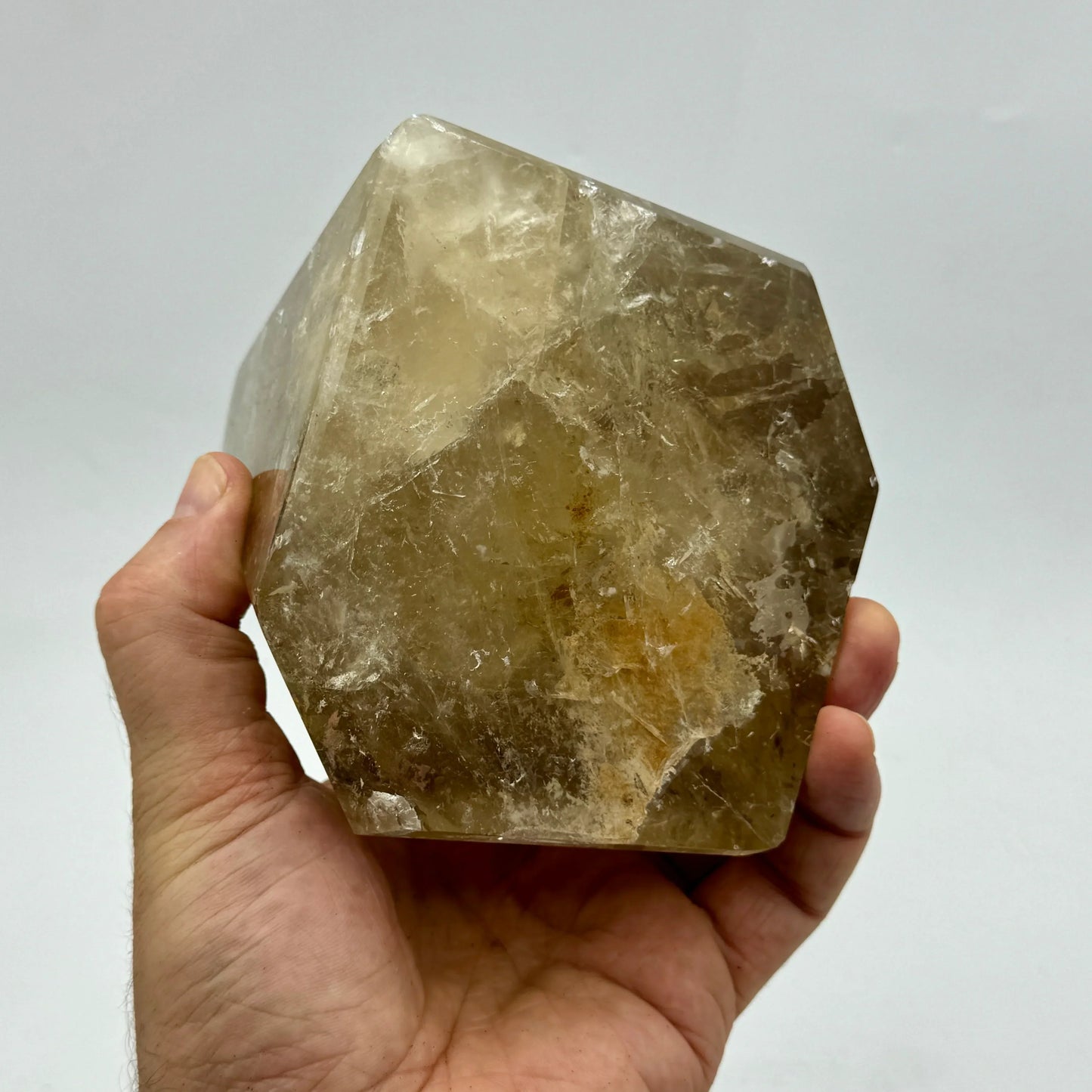 Citrino natural pulido 1,9 kg. Munay Minerales Mallorca - MUNAY MINERALES MALLORCA