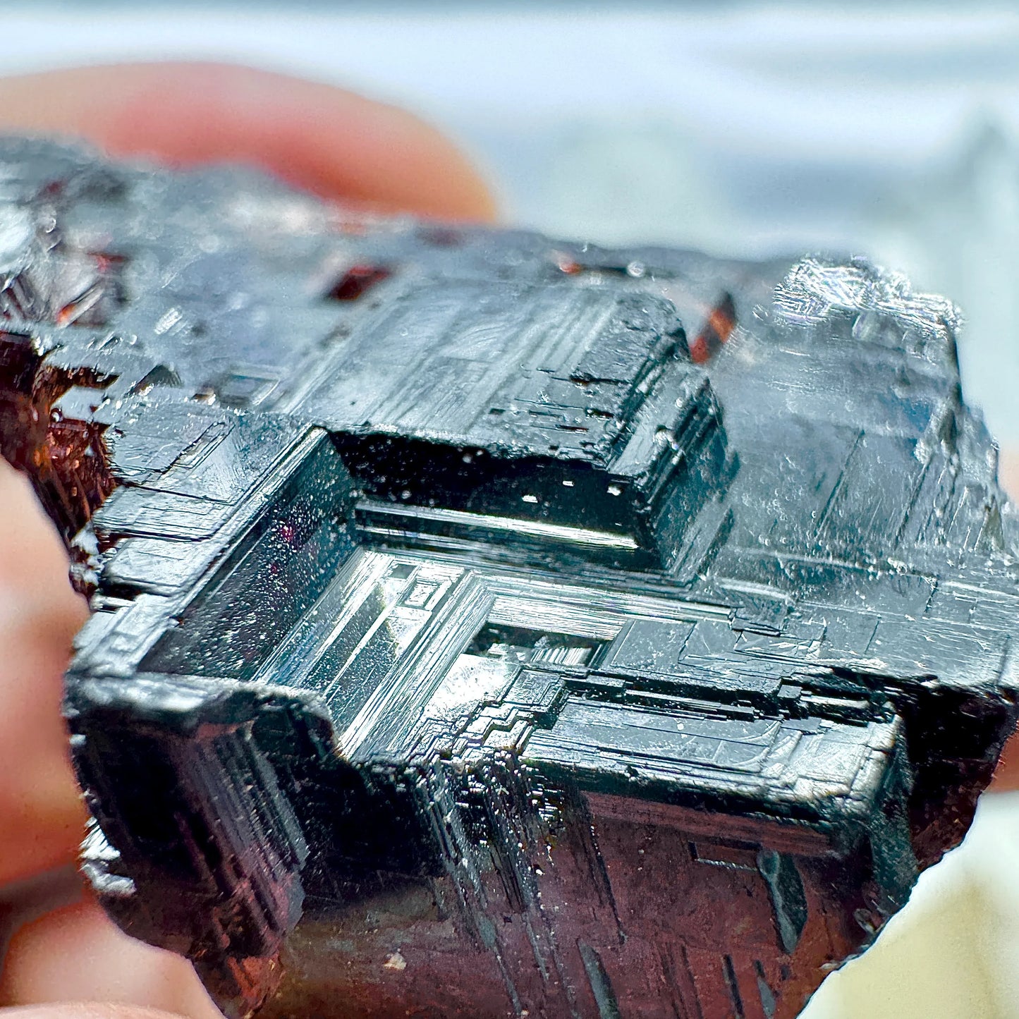 Granate espesartina mina Navegadora Brasil - MUNAY MINERALES MALLORCA