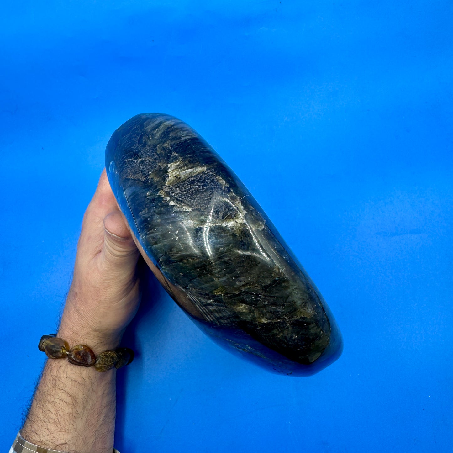 Polished labradorite 6.3 kg. Munay Minerals Mallorca