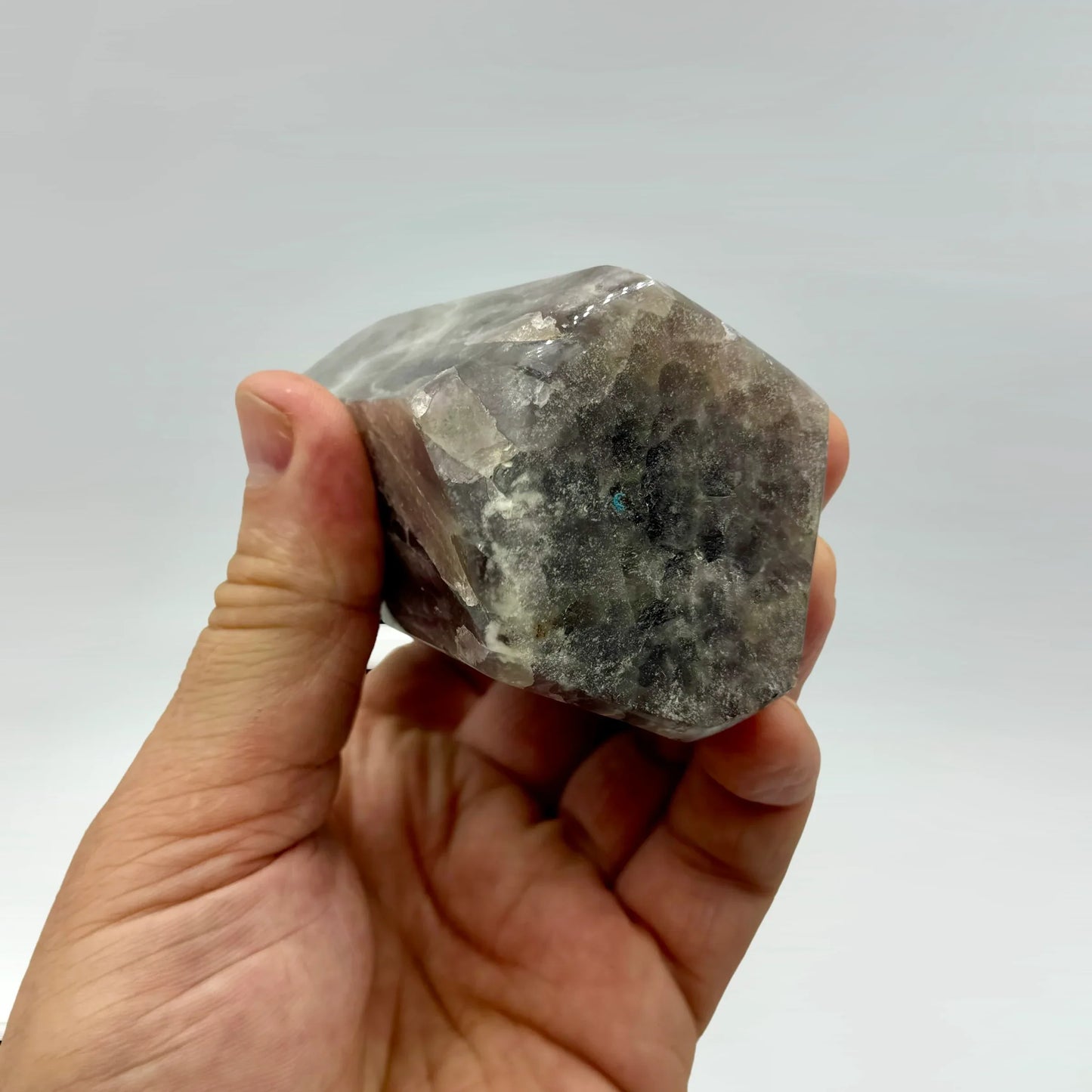 Prasiotrino punta generadora 649 gr. - MUNAY MINERALES MALLORCA