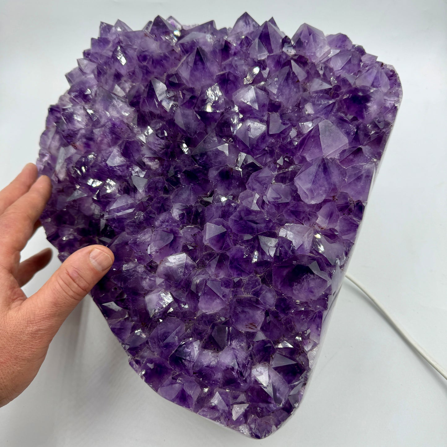 Amethyst druse, 14 kg. Munay Minerals, Mallorca