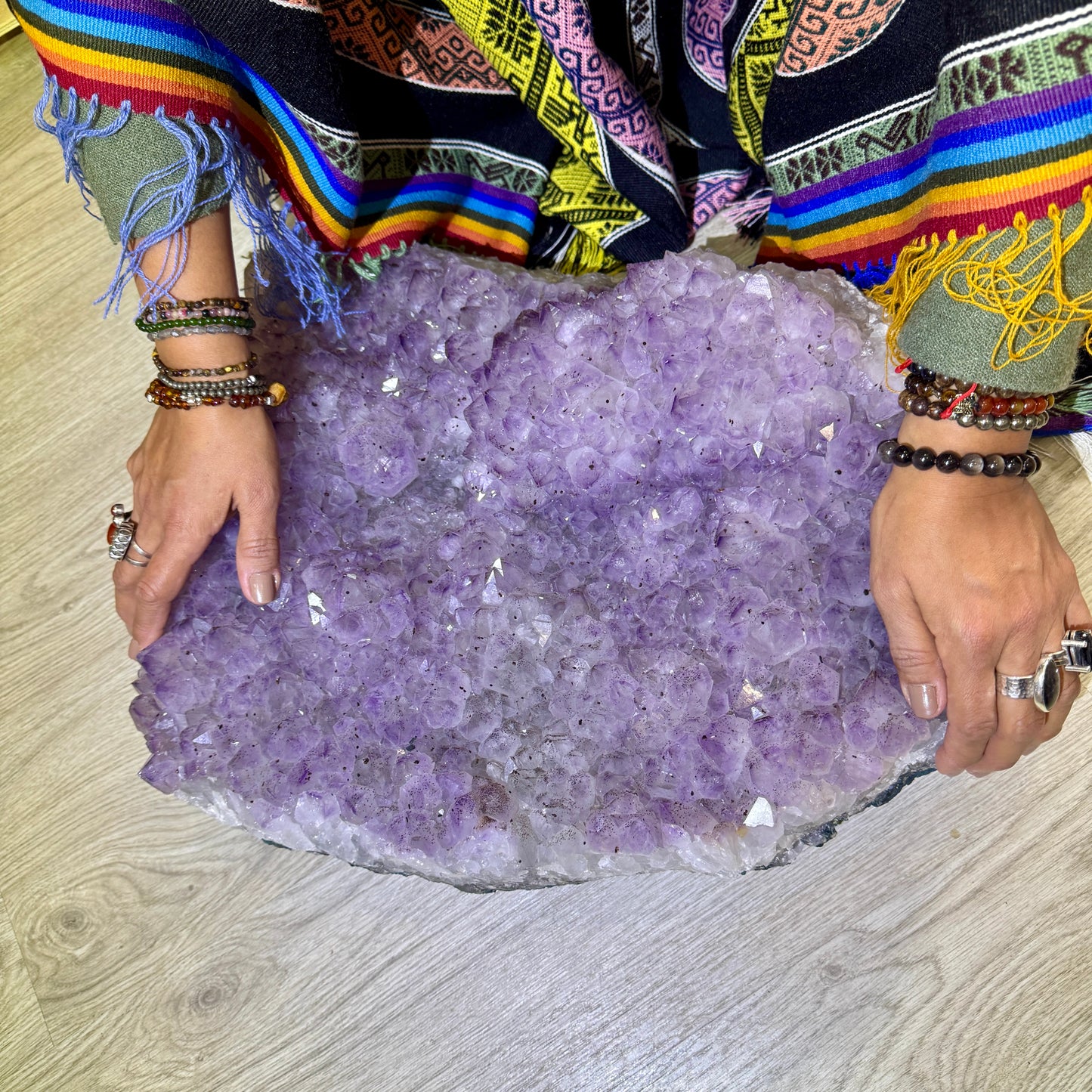 Amethyst druse, 29.5 kg. Munay Minerals, Mallorca