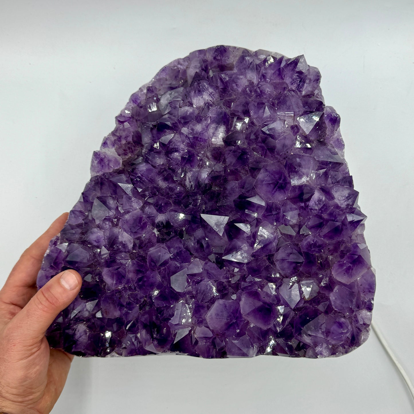 Amethyst druse, 14 kg. Munay Minerals, Mallorca