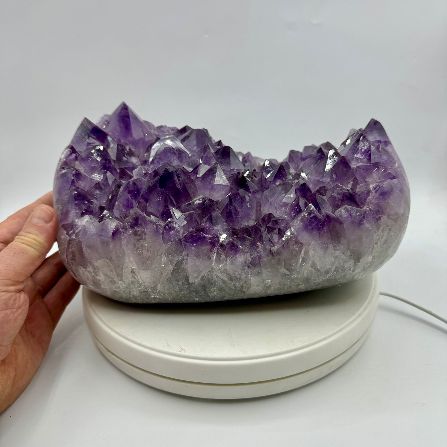 Amethyst druse, 8.4 kg. Munay Minerals, Mallorca