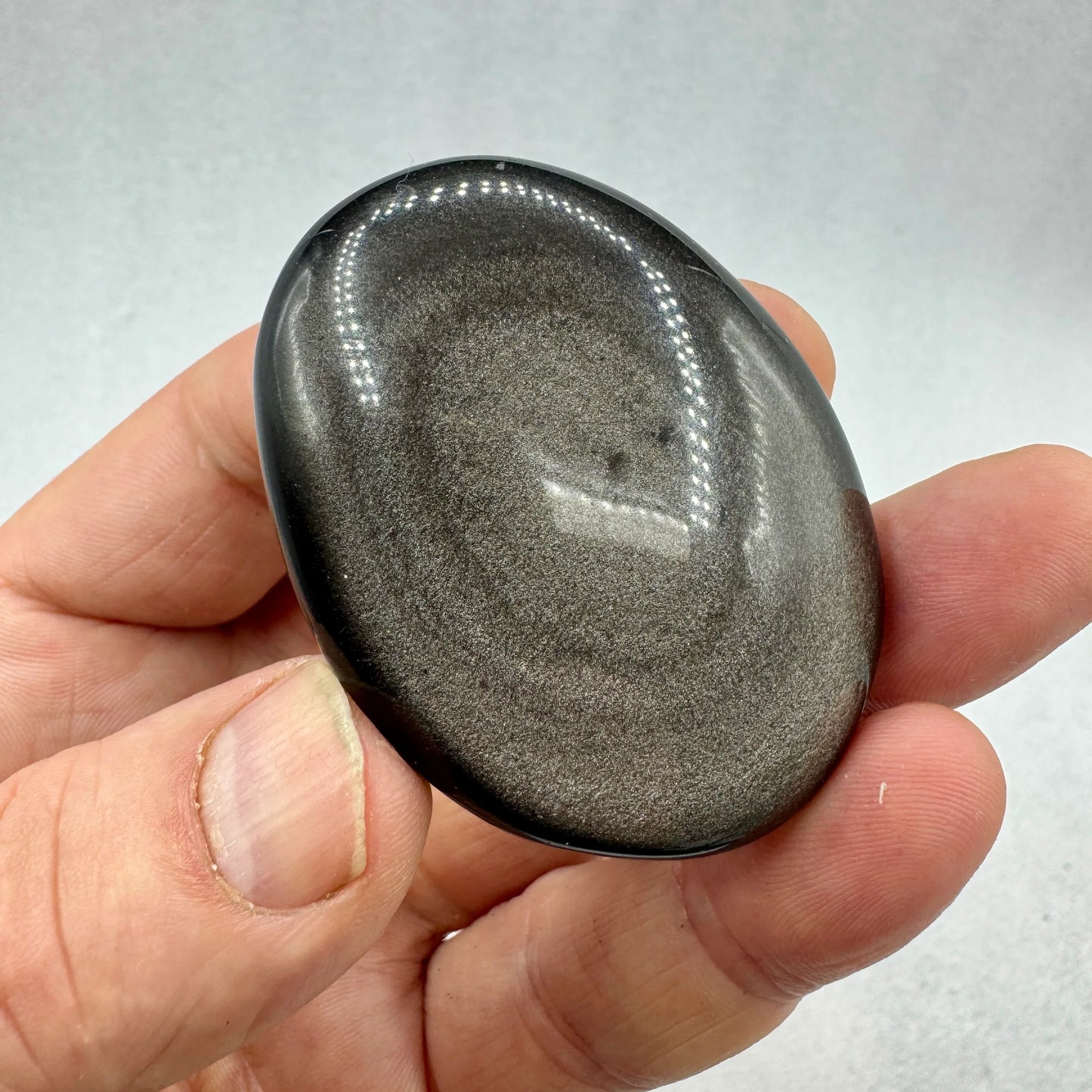 Obsidiana plateada ref. 3 - MUNAY MINERALES MALLORCA