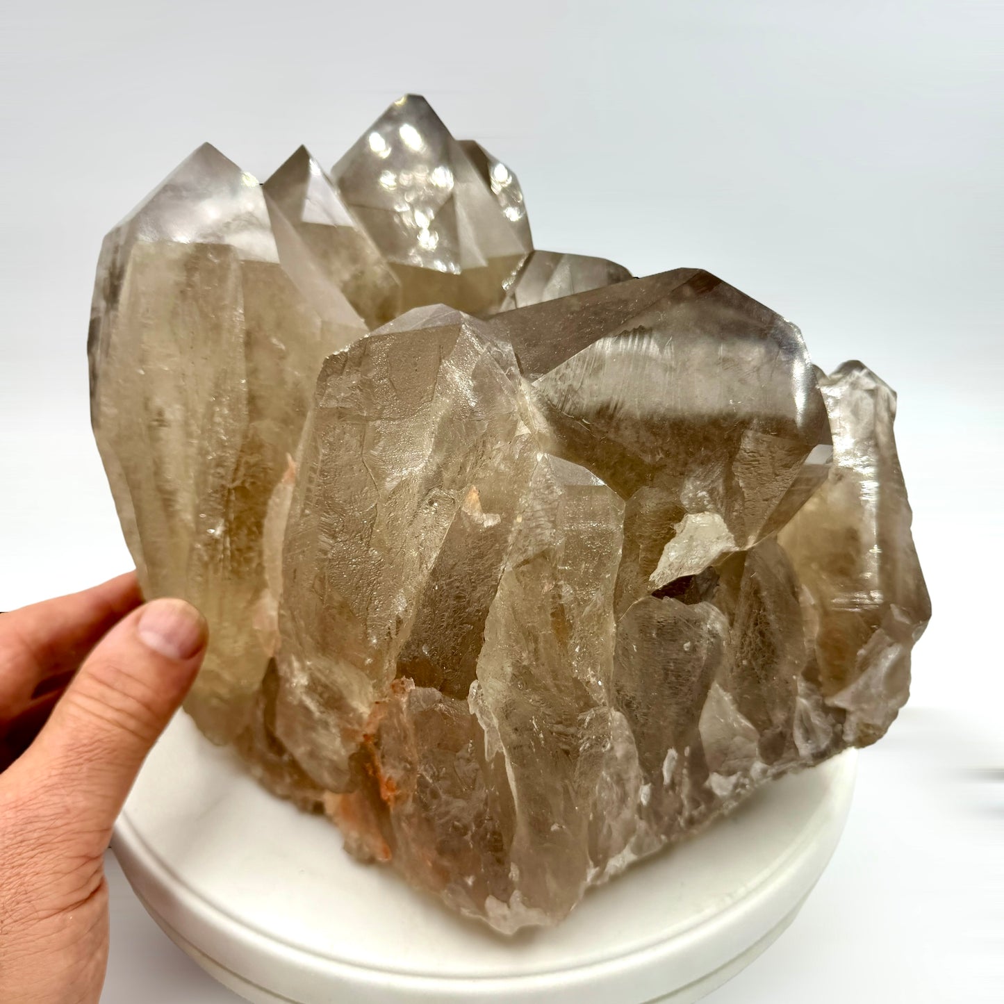 Smoky quartz group 8.4 kg.