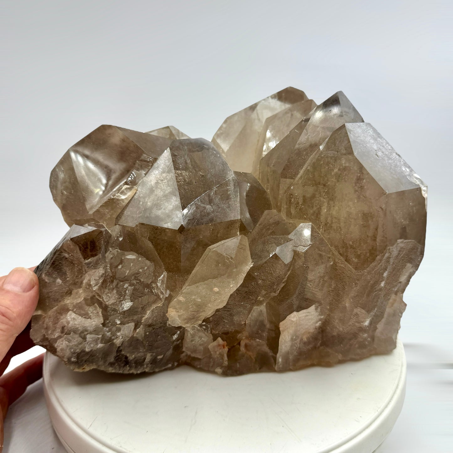 Smoky quartz group 8.4 kg.