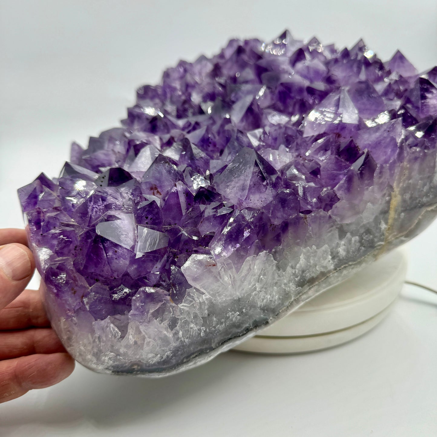 Amethyst druse, 14 kg. Munay Minerals, Mallorca